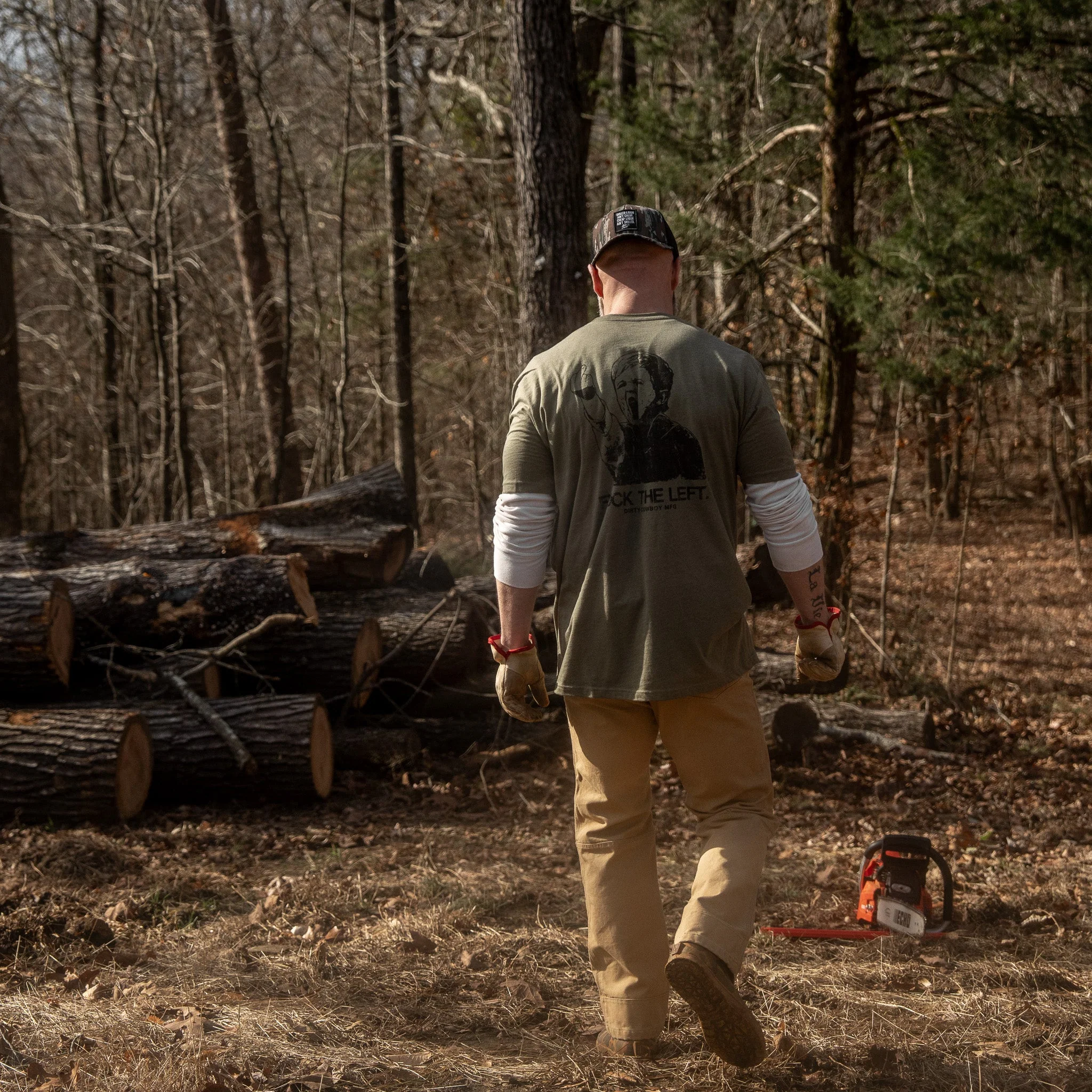 F*ck The Left Men's T-Shirt - Image 6