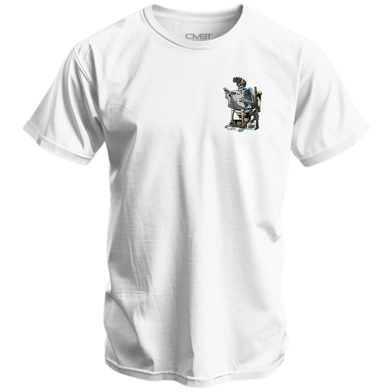 Fake News Reading Operator Men's T-Shirt - Image 4