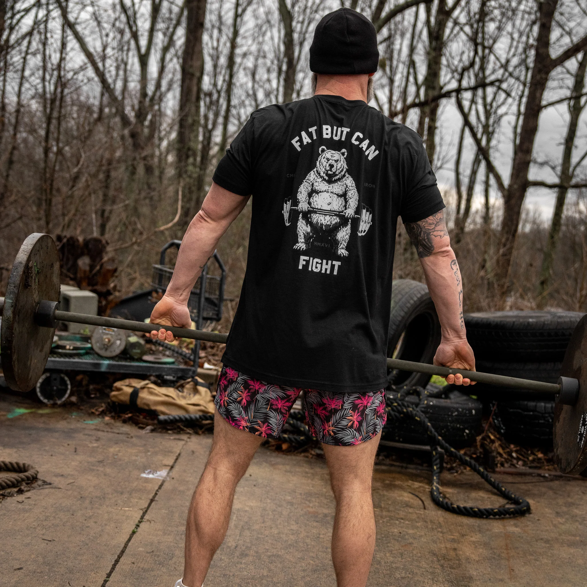 Fat But Can Fight Men's T-Shirt - Image 6