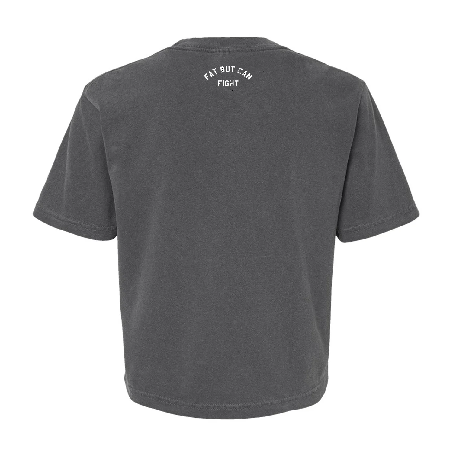 Fat But Can Fight Women's Heavyweight Crop Tee - Image 15