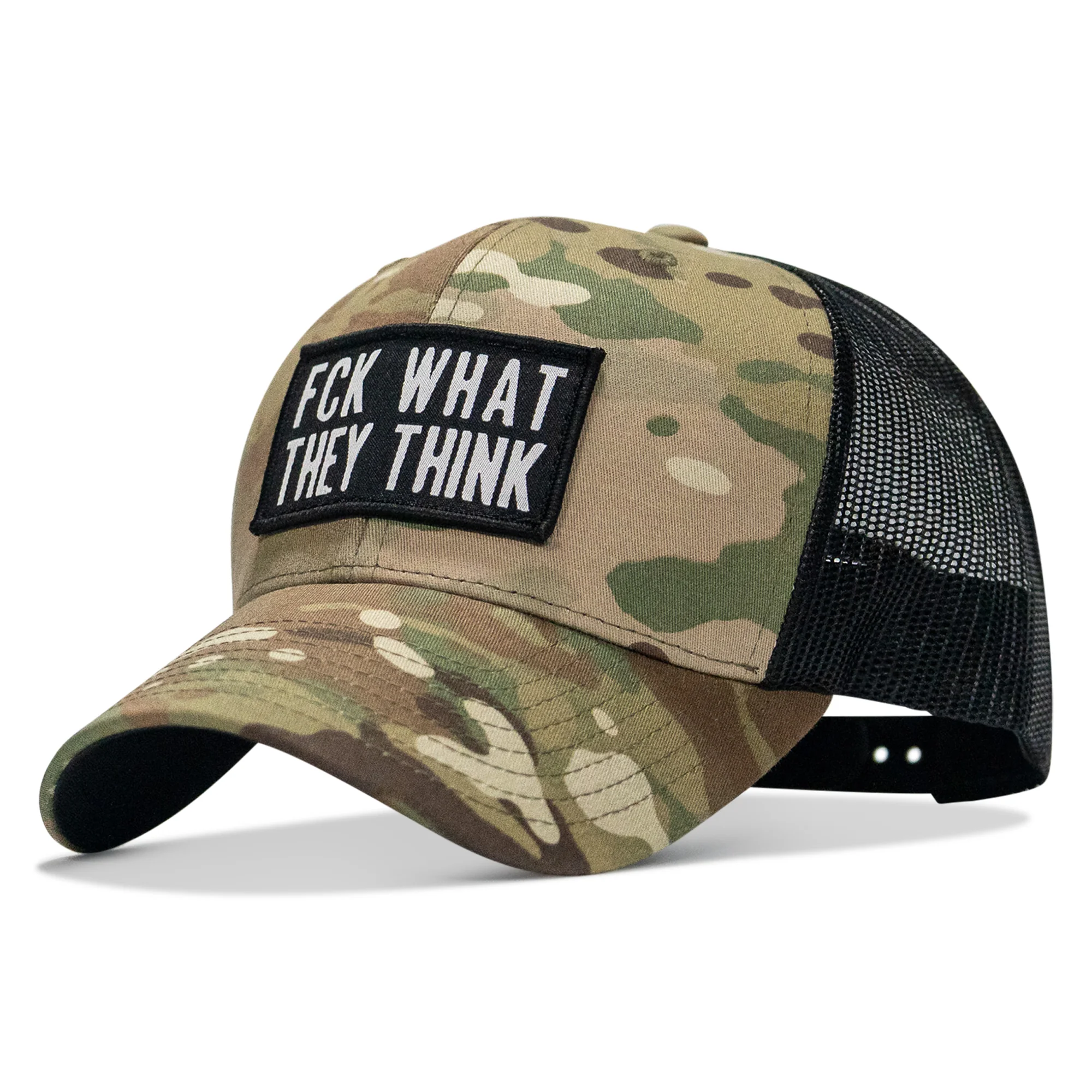 FCK What They Think Patch Snapback Hat - Image 2