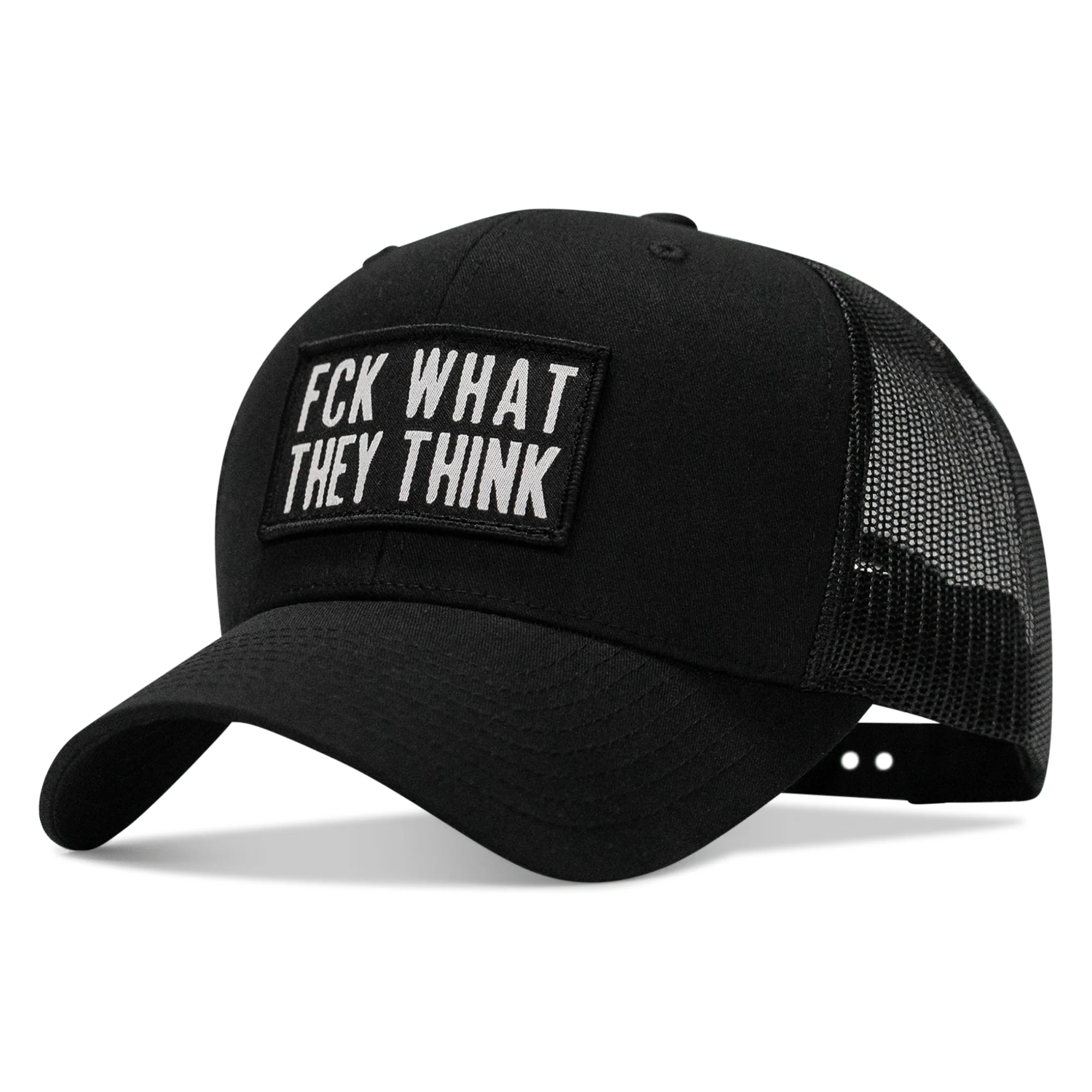 FCK What They Think Patch Snapback Hat - Image 7