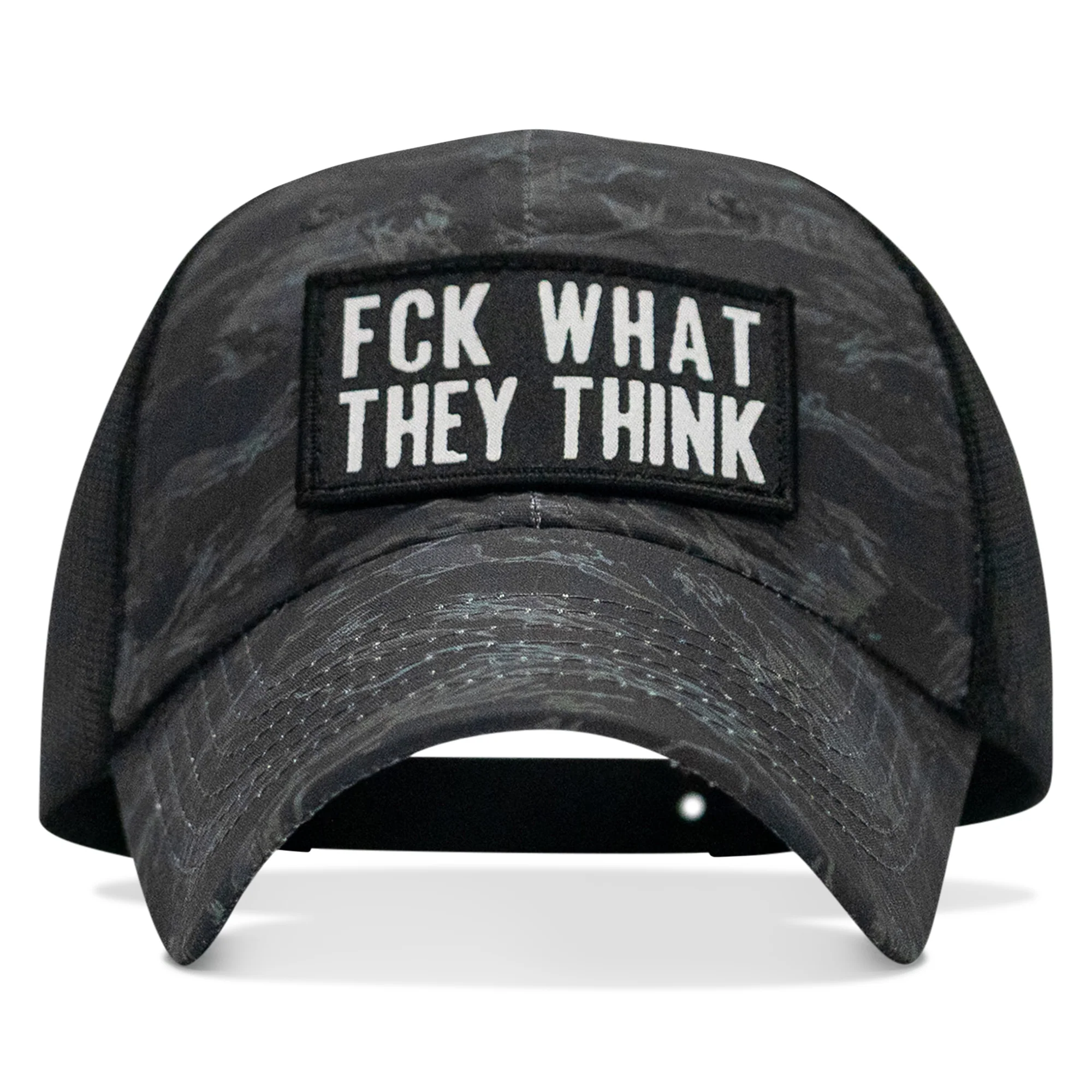 Fck What They Think Patch Tactical Ripstop Mesh Snapback Hat - Image 28