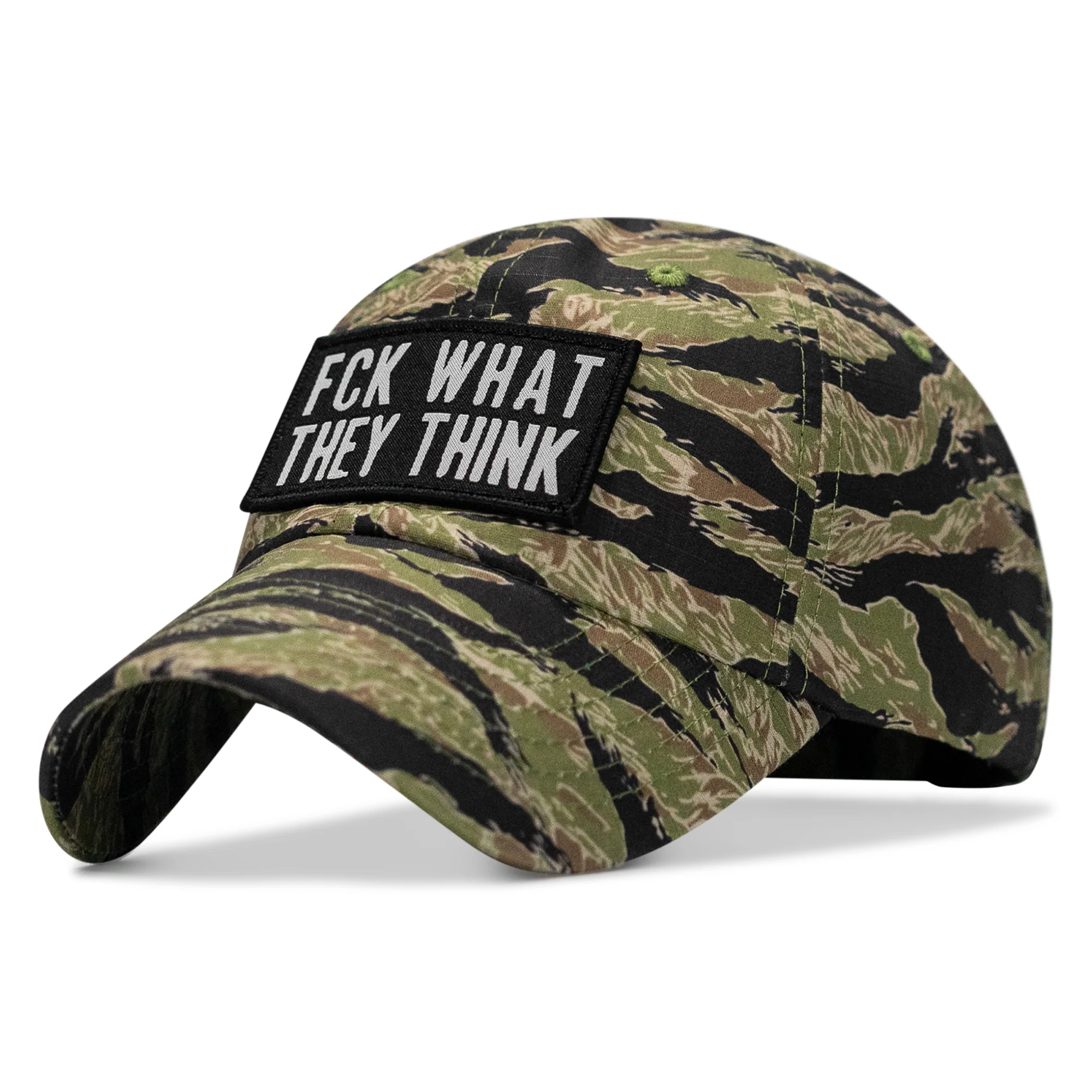 Fck What They Think Patch Tactical Ripstop Mesh Snapback Hat - Image 55