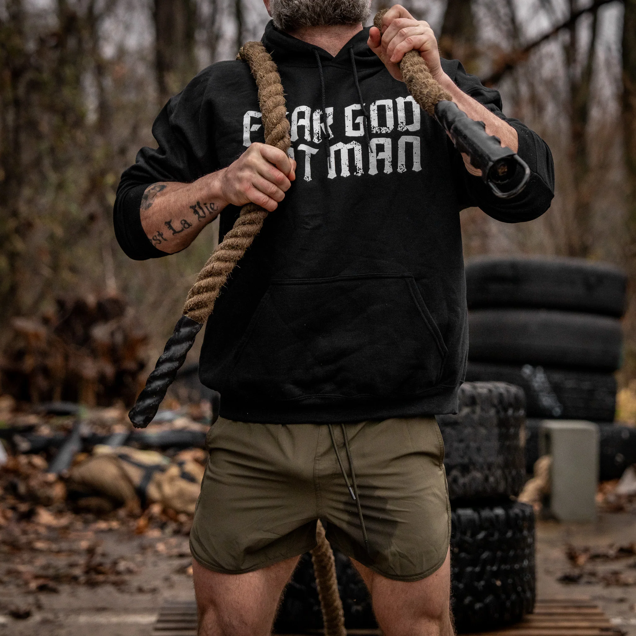 Fear God. Not Man Fleece Lined Hoodies - Image 2