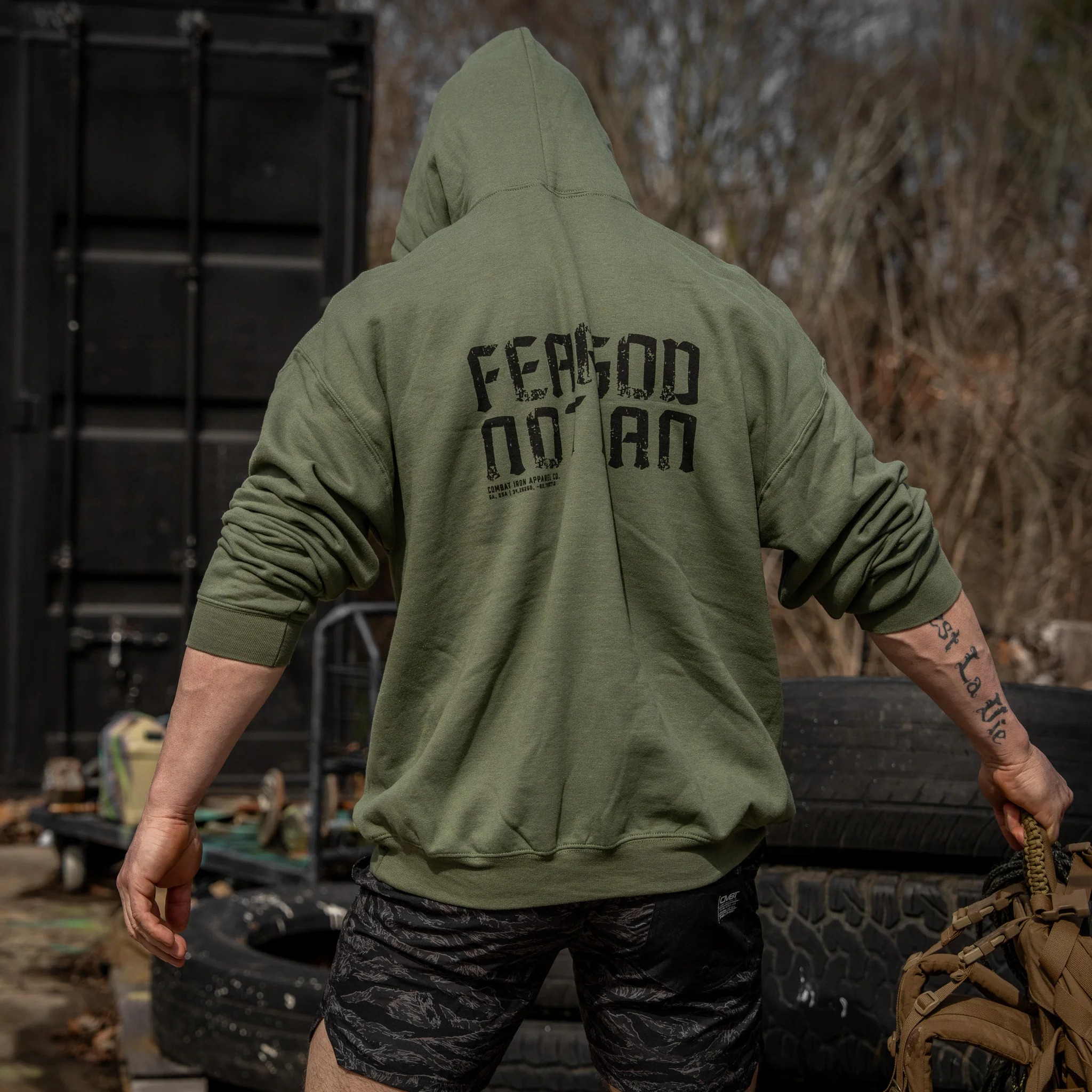 Fear God. Not Man Fleece Lined Hoodies - Image 6