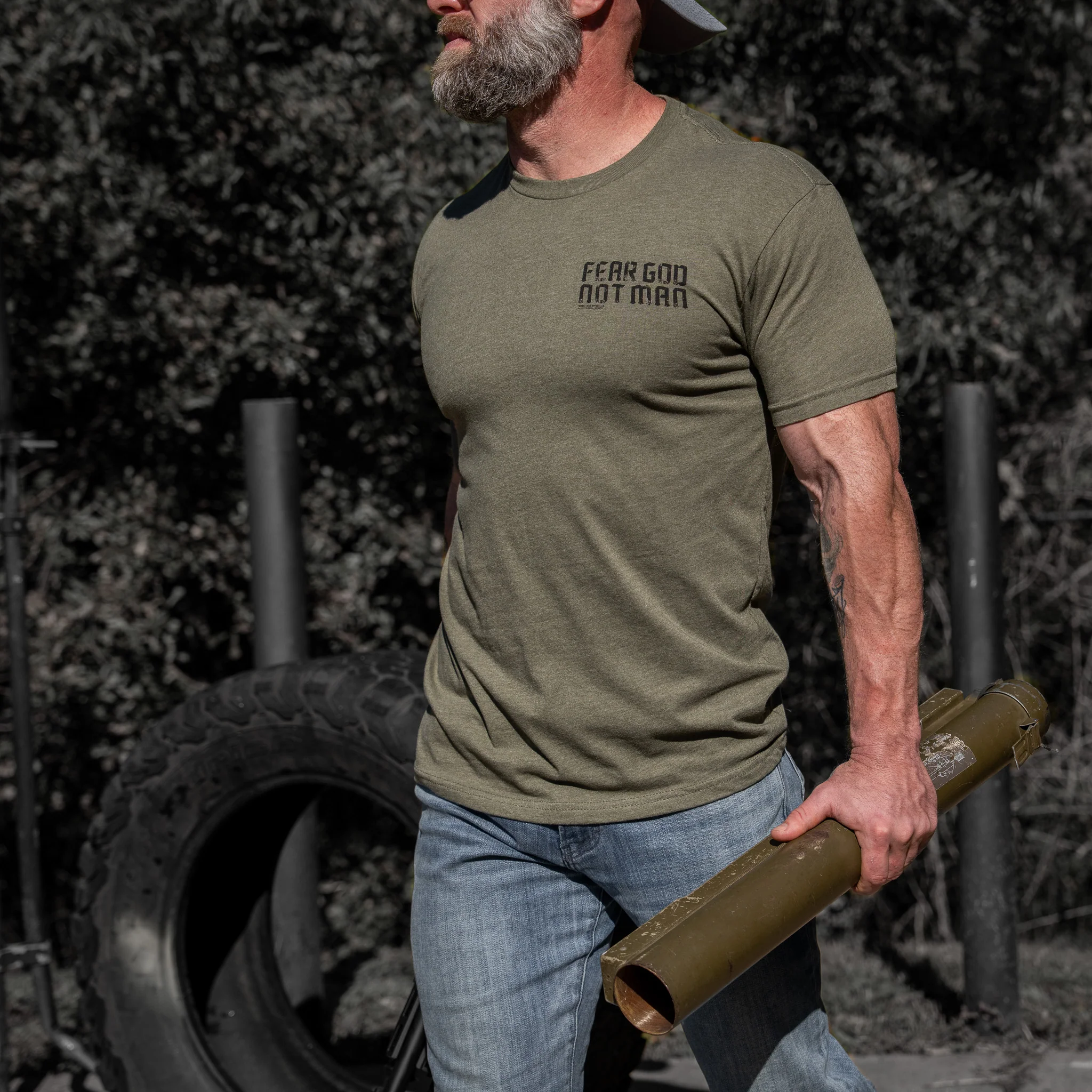Fear God Not Man Men's T-Shirt - Image 13