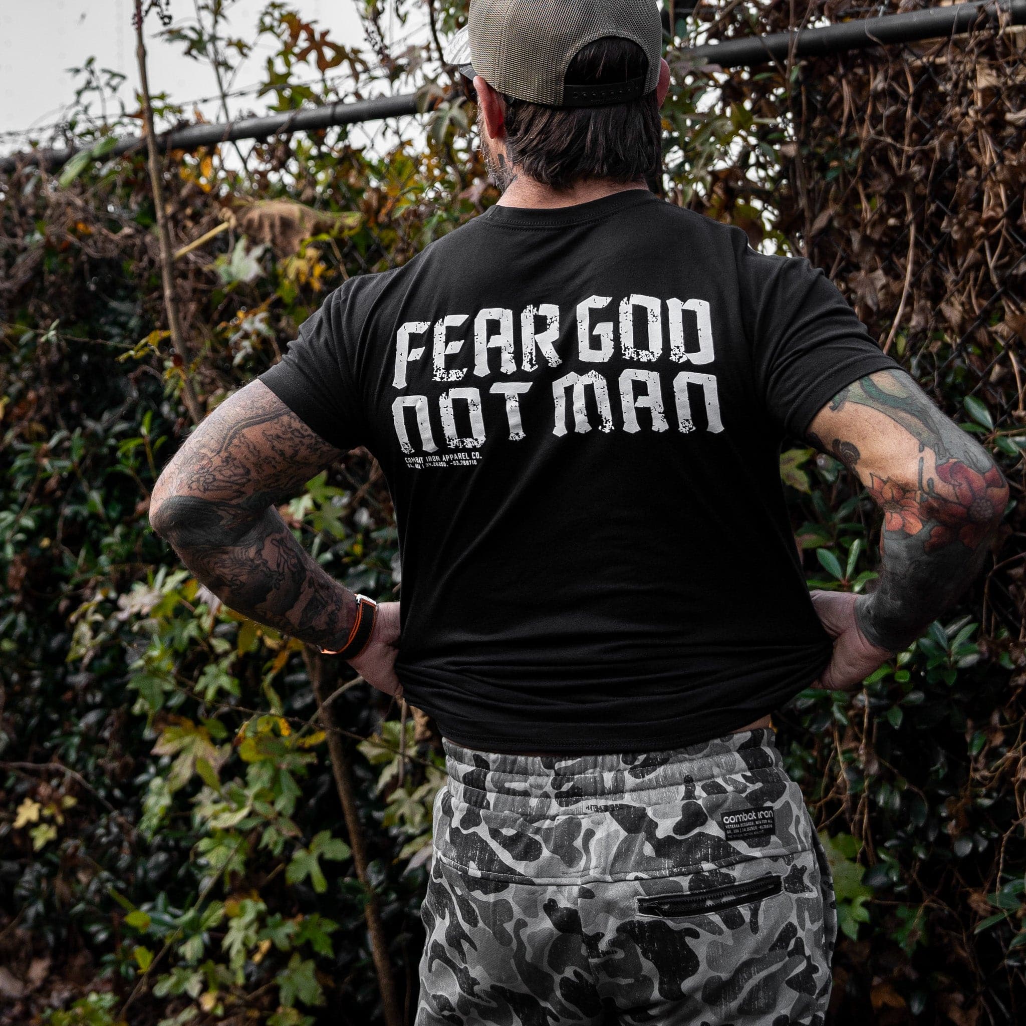 Fear God Not Man Men's T-Shirt - Image 6