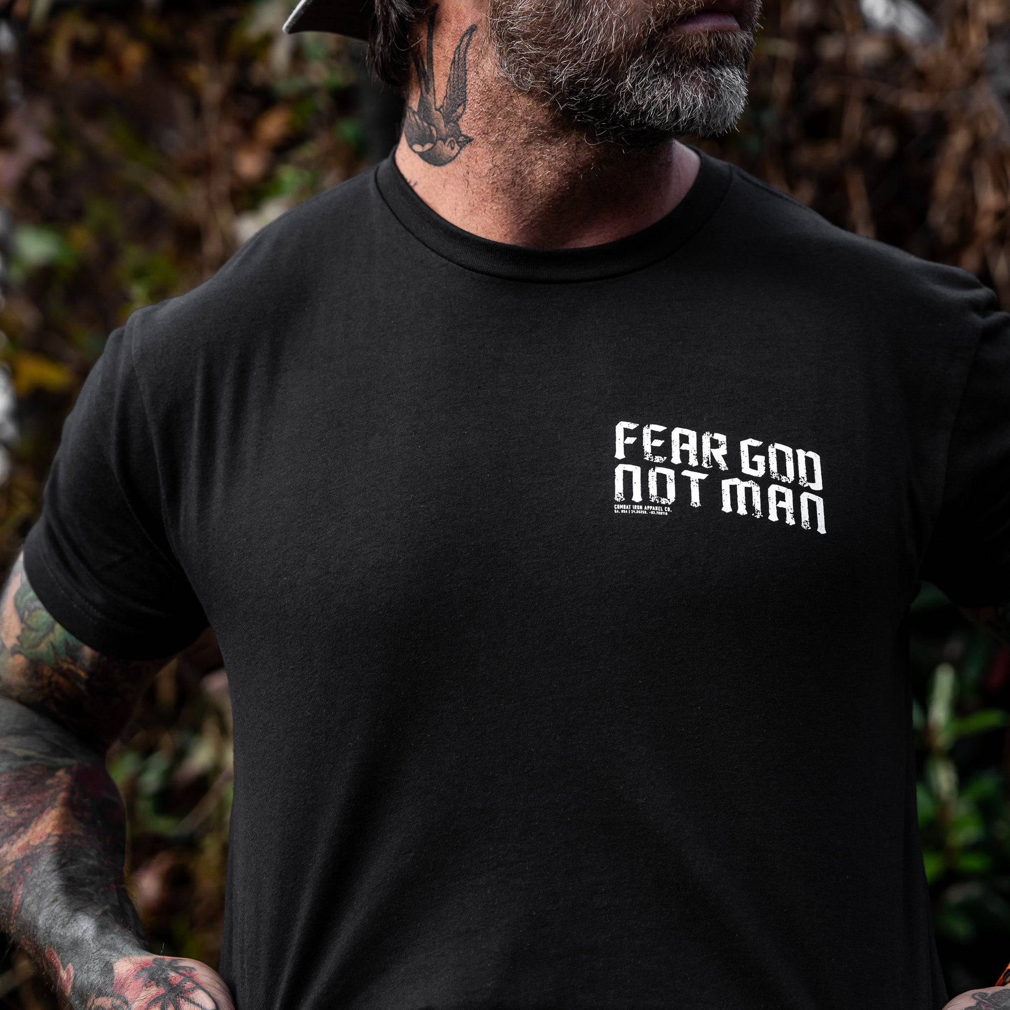 Fear God Not Man Men's T-Shirt - Image 7