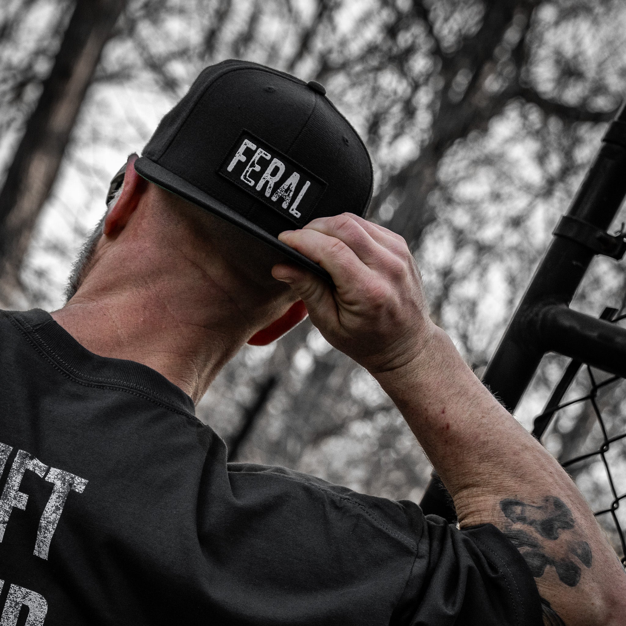 Feral Patch Flatbill Snapback Hat - Image 9
