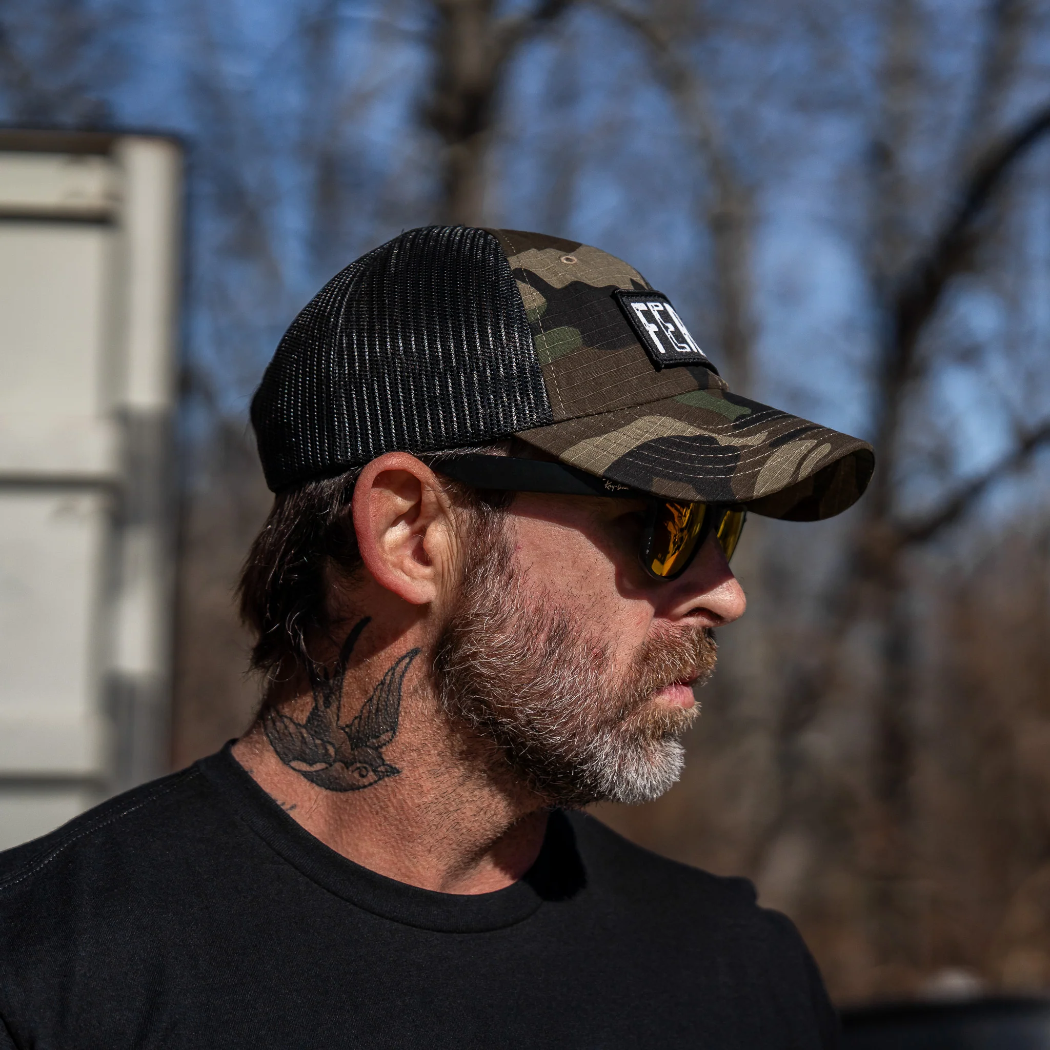 Feral Patch RipStop Tactical Mesh Snapback Hat - Image 15