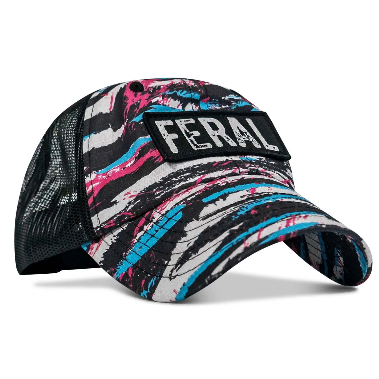 Feral Patch RipStop Tactical Mesh Snapback Hat - Image 7