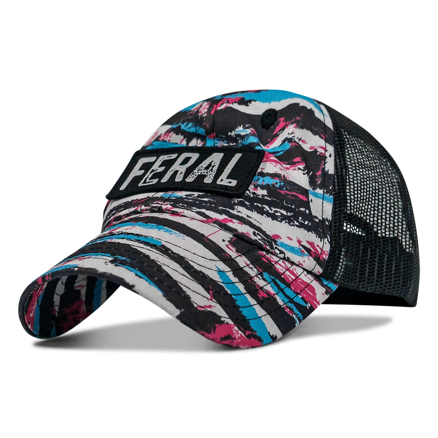 Feral Patch RipStop Tactical Mesh Snapback Hat - Image 8