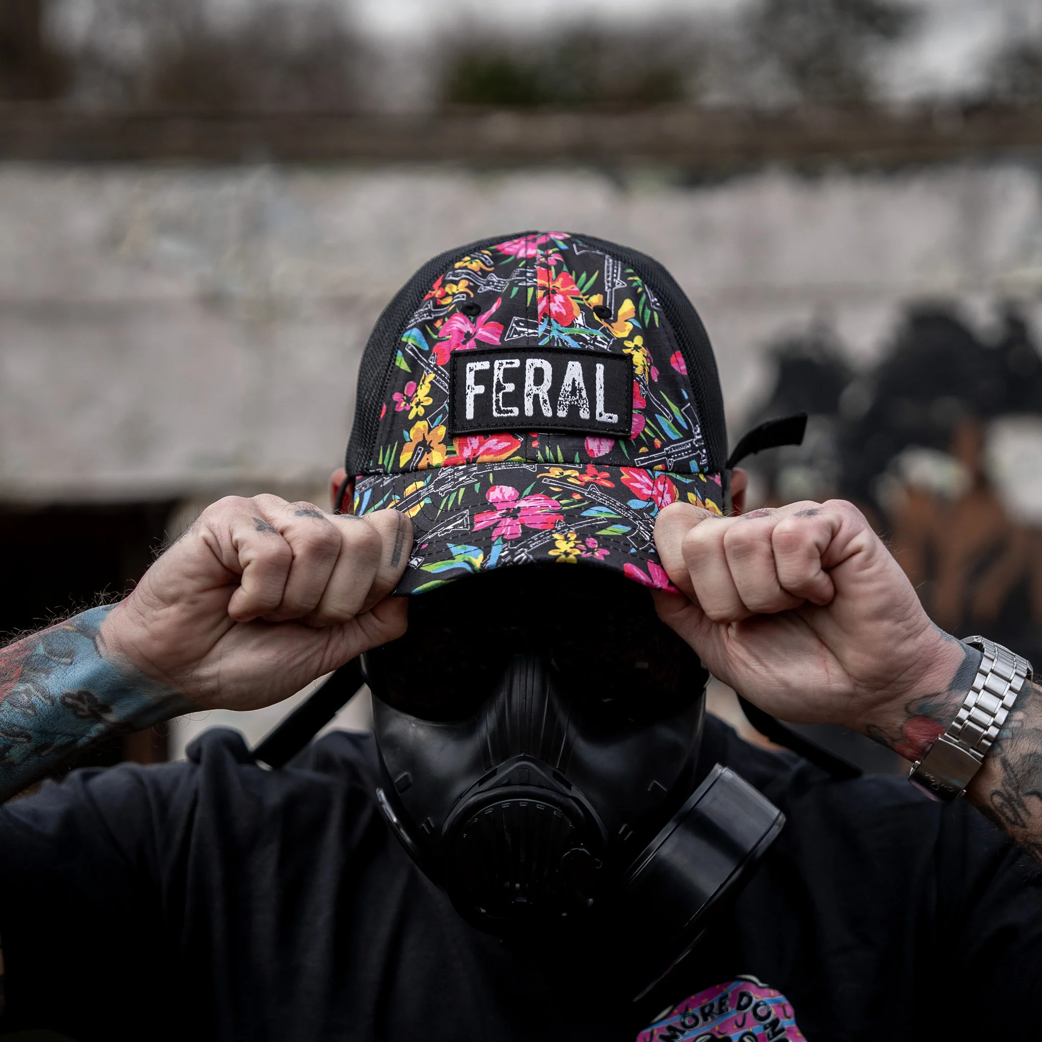 Feral Patch RipStop Tactical Mesh Snapback Hat - Image 81