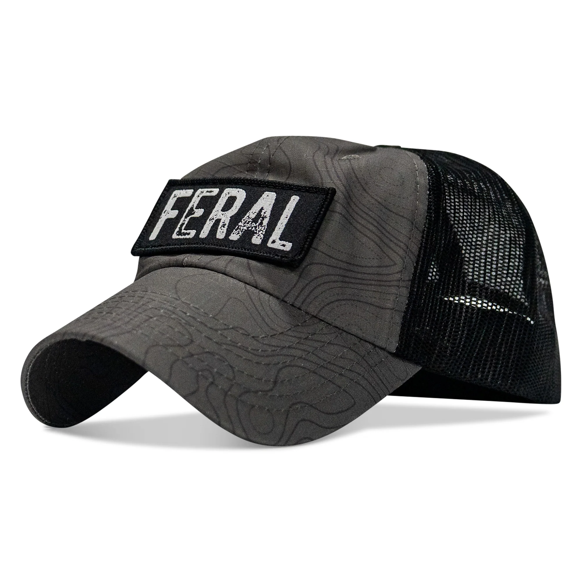 Feral Patch RipStop Tactical Mesh Snapback Hat - Image 91