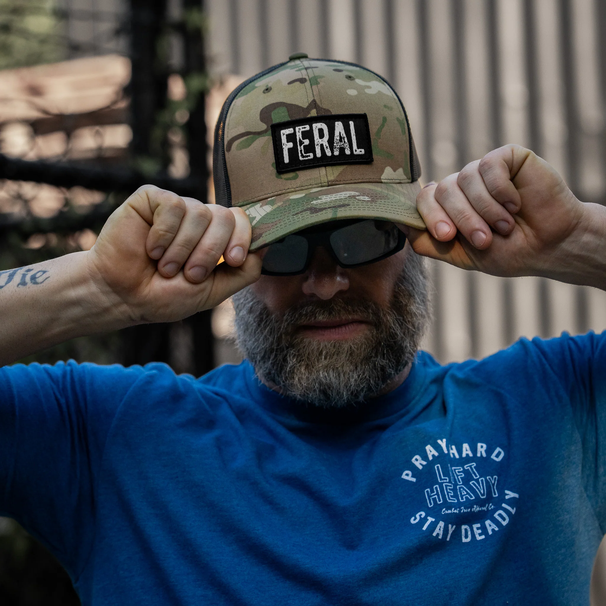 Feral Vintaged Patch Snapback Hat - Image 82