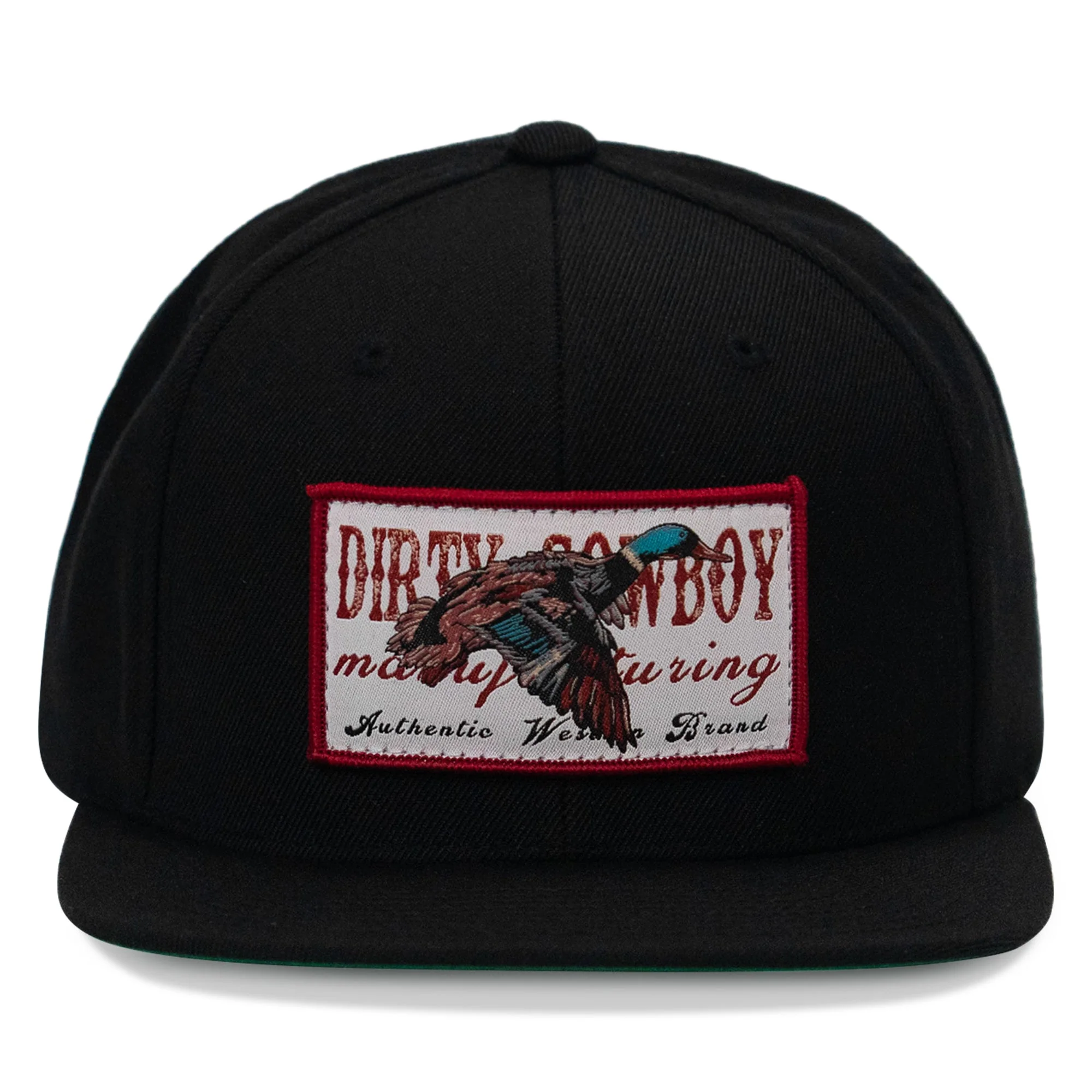 Flying Duck Dirty Cowboy Patch Flatbill Snapback
