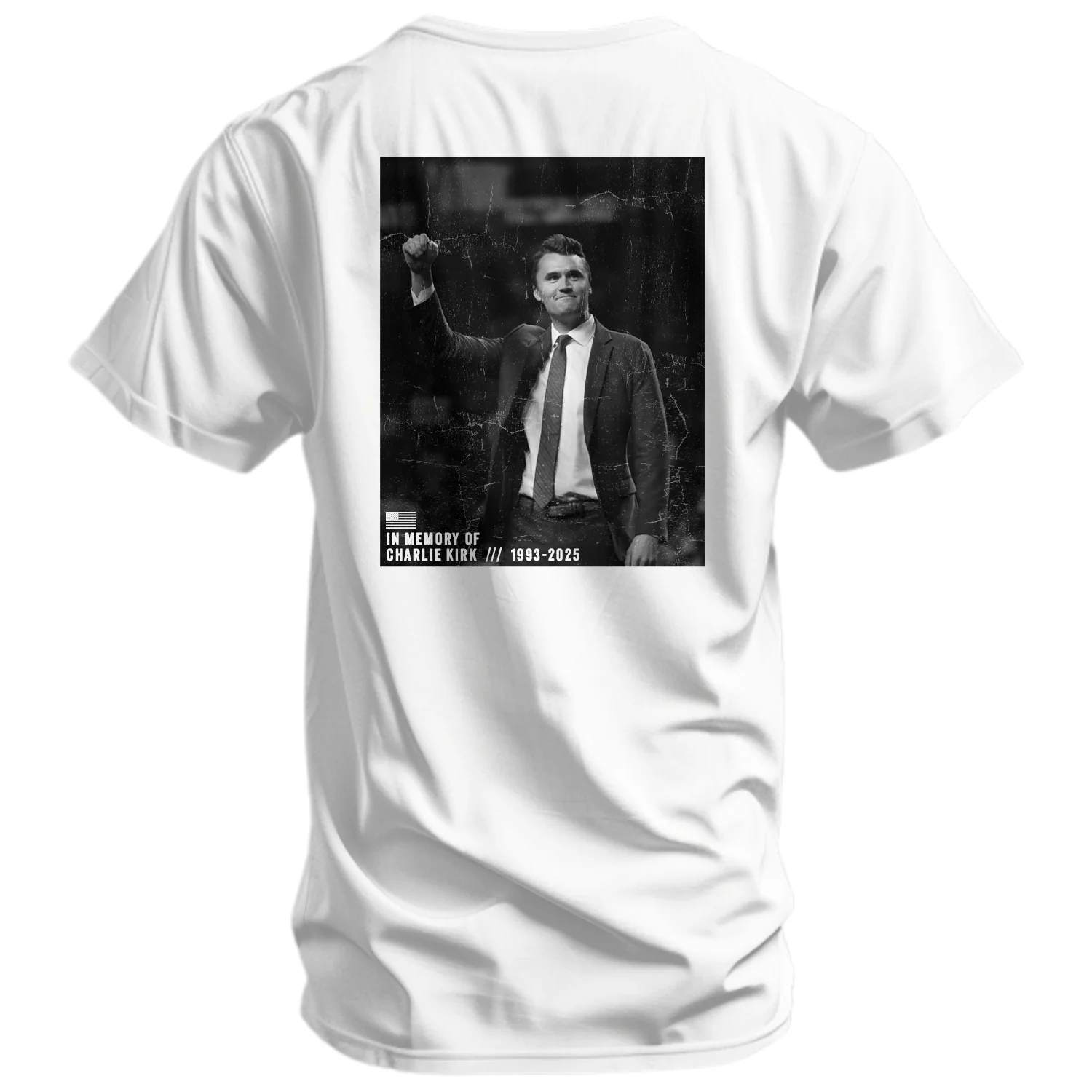 God, Family, Country - Honoring Charlie Kirk Men's T-Shirt - Image 3
