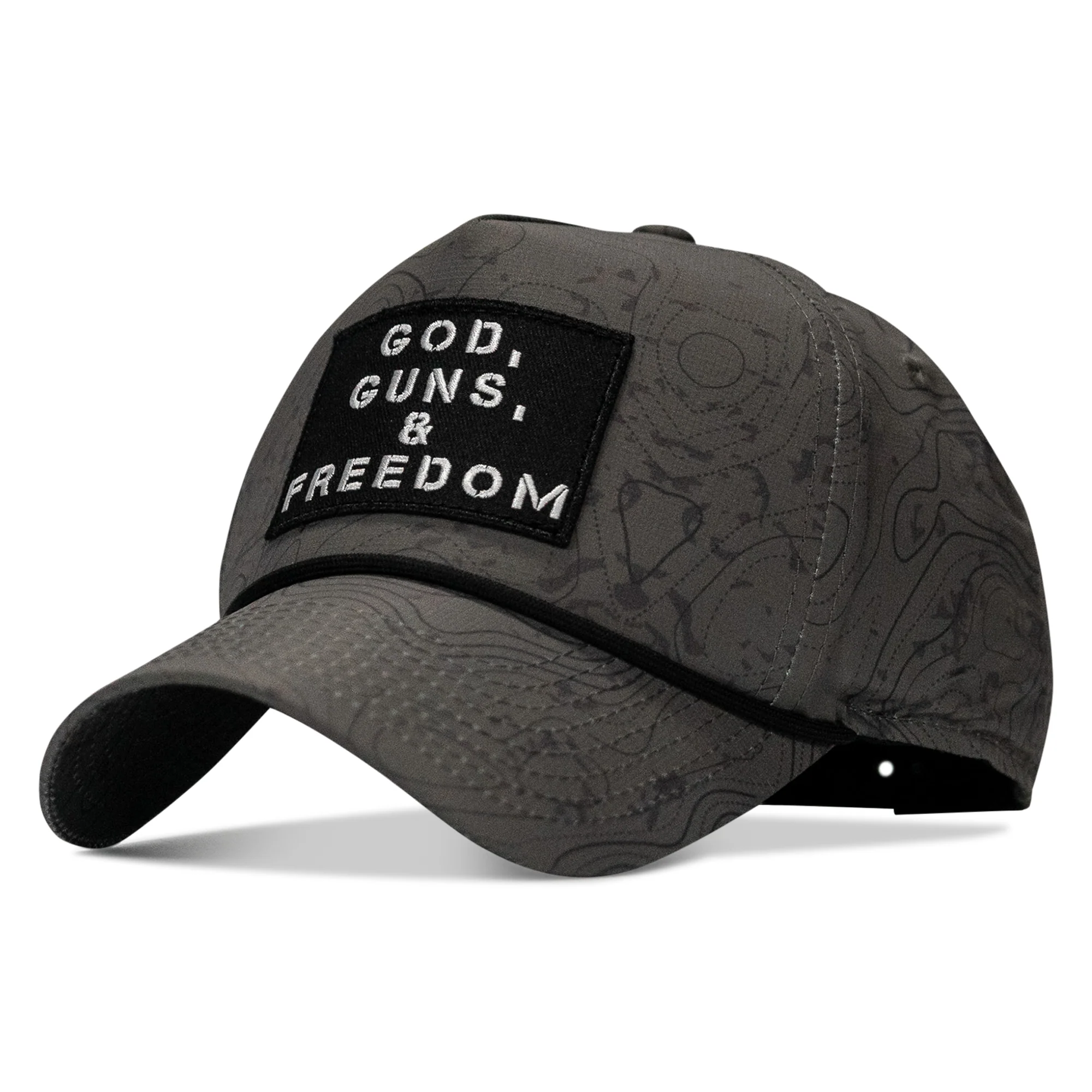 God, Guns, And Freedom Patch Weekender Snapback Hat - Image 19