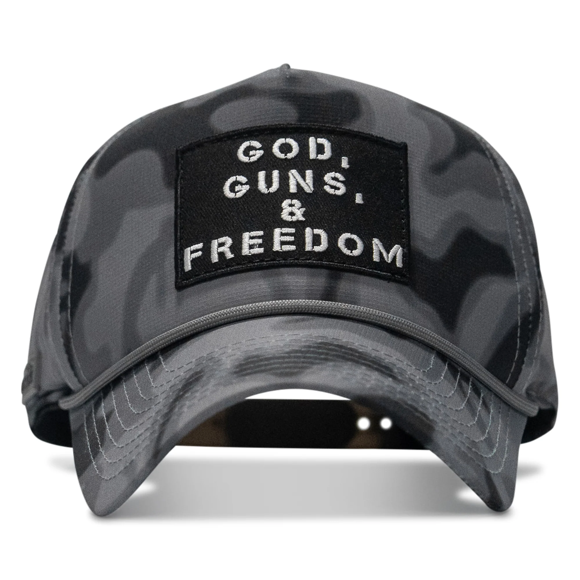 God, Guns, And Freedom Patch Weekender Snapback Hat - Image 6