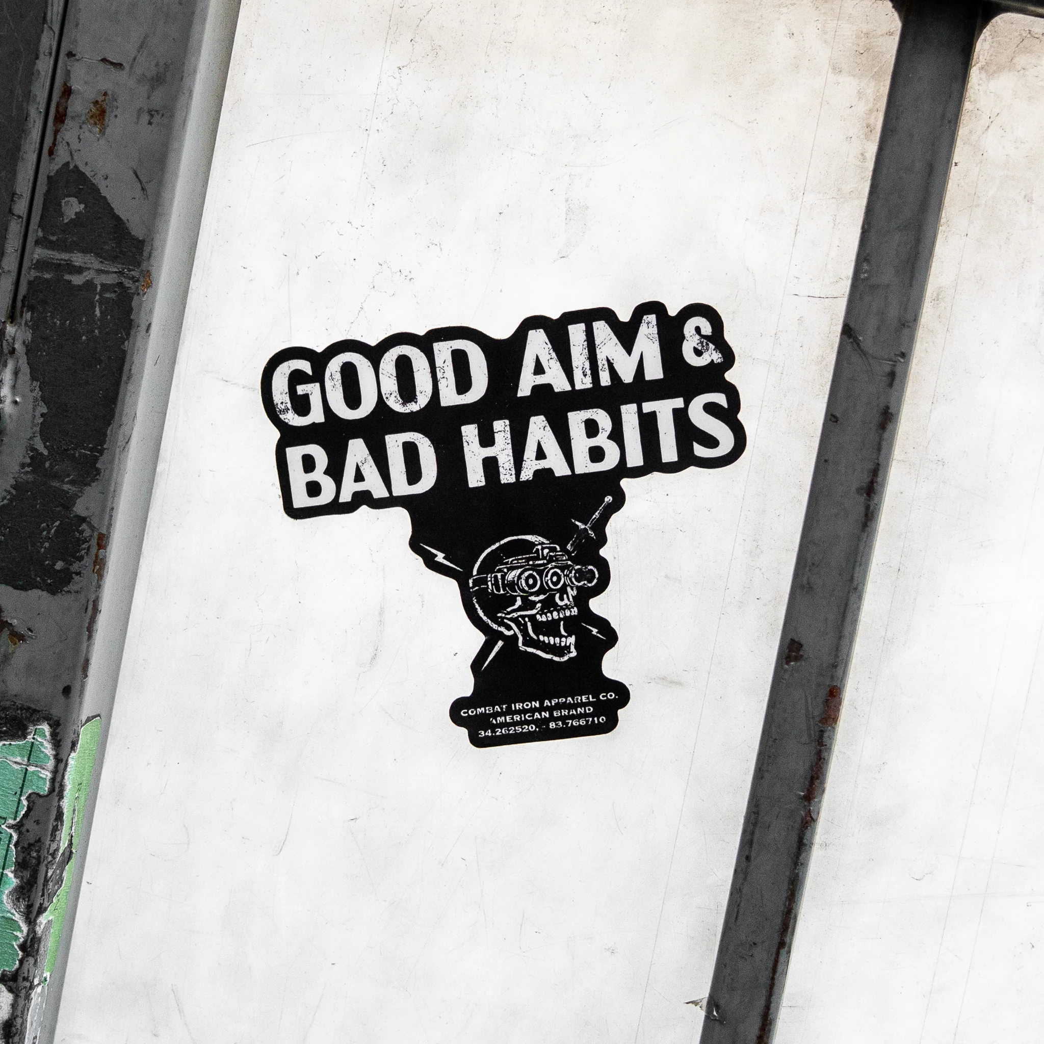 Good Aim & Bad Habits Decal - Image 2