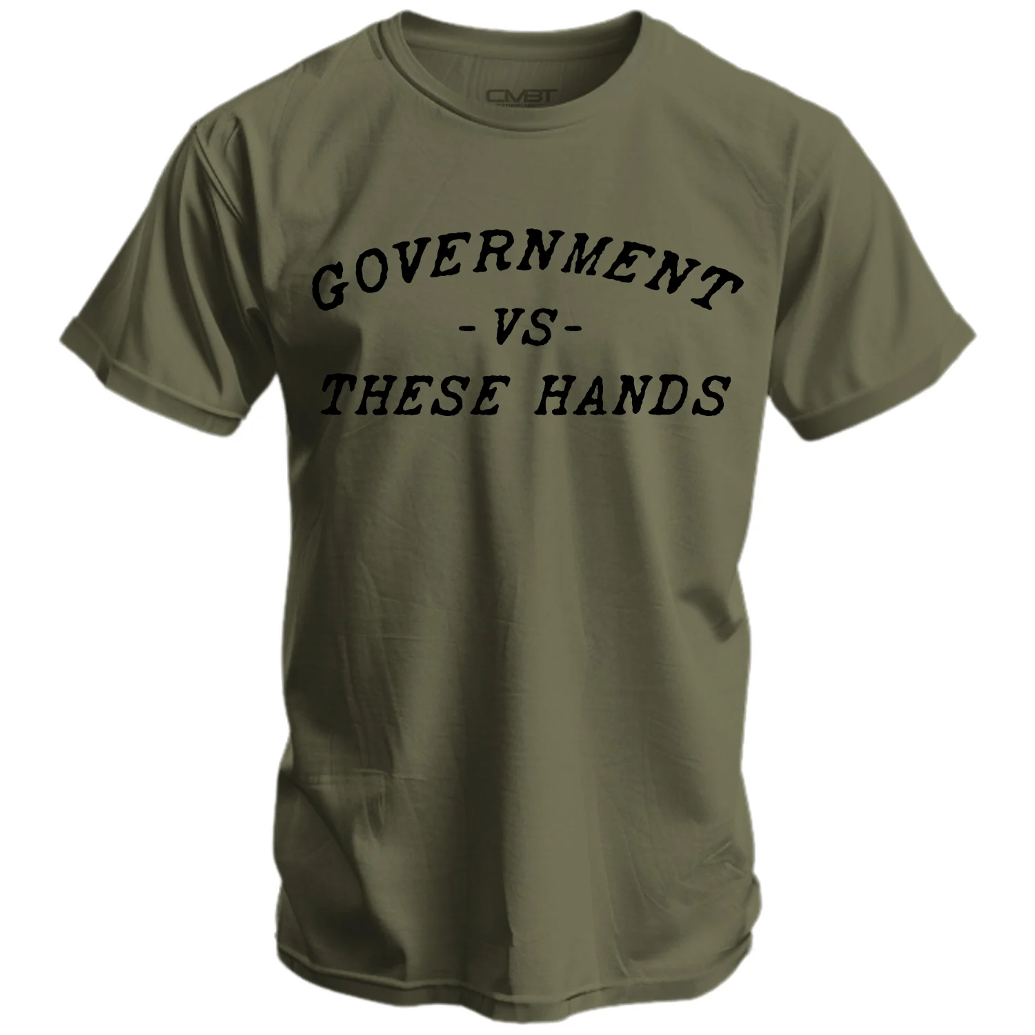 Government -vs- These Hands Men's T-Shirt - Image 5