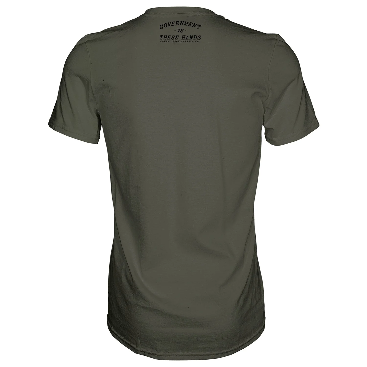 Government -vs- These Hands Men's T-Shirt - Image 6