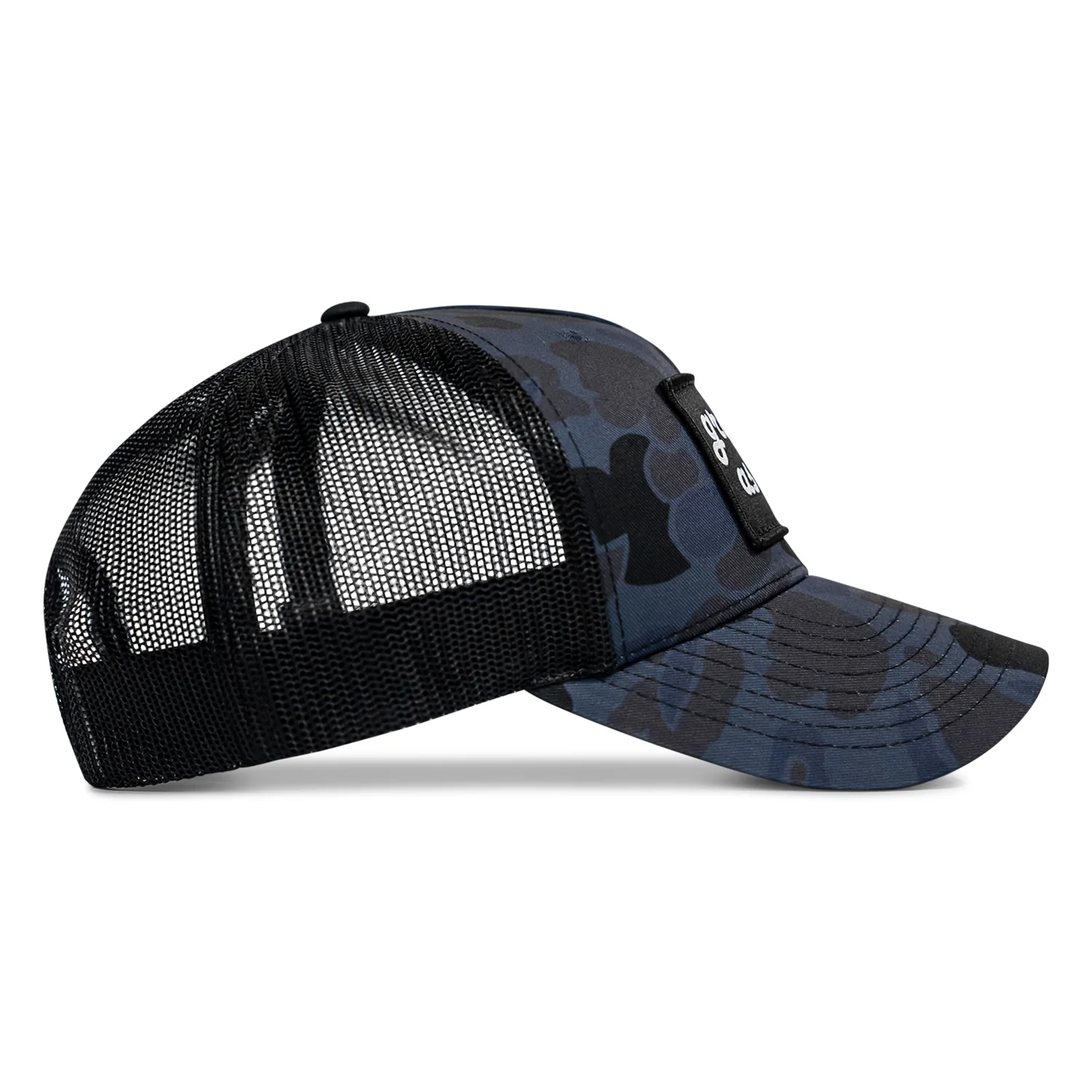 Grateful As F*ck Patch Mesh Snapback Hat - Image 4