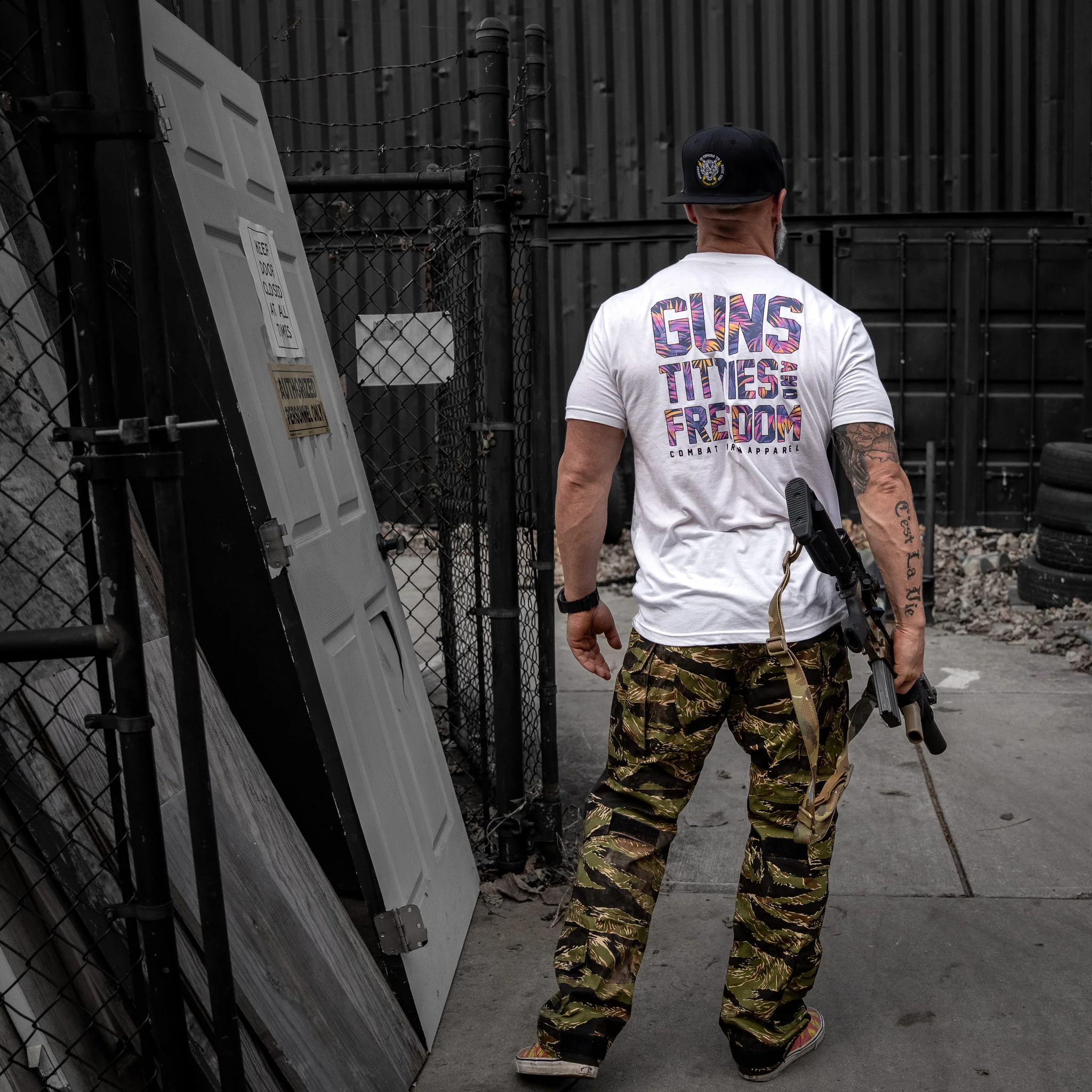 Guns, Titties And Freedom Men's T-Shirt - Image 11