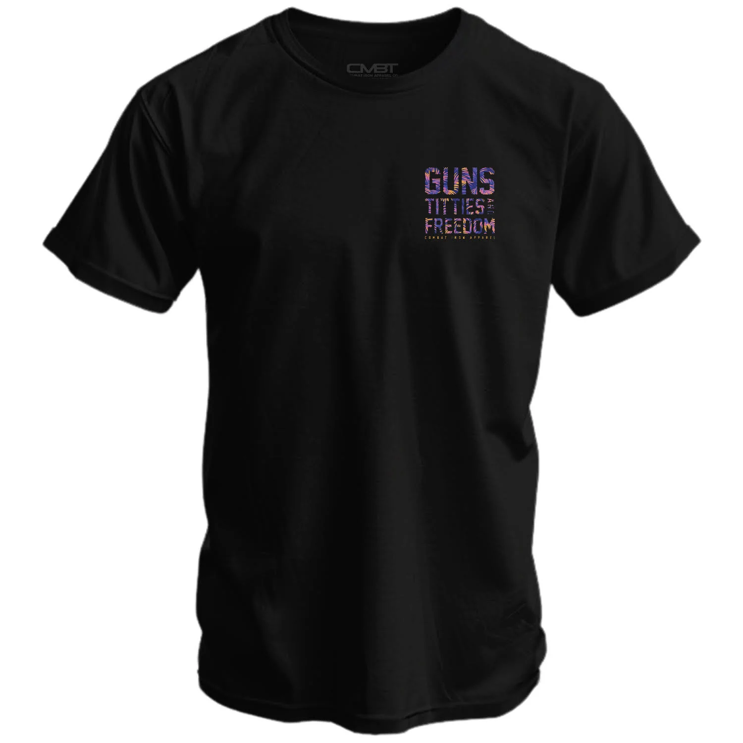 Guns, Titties And Freedom Men's T-Shirt - Image 7