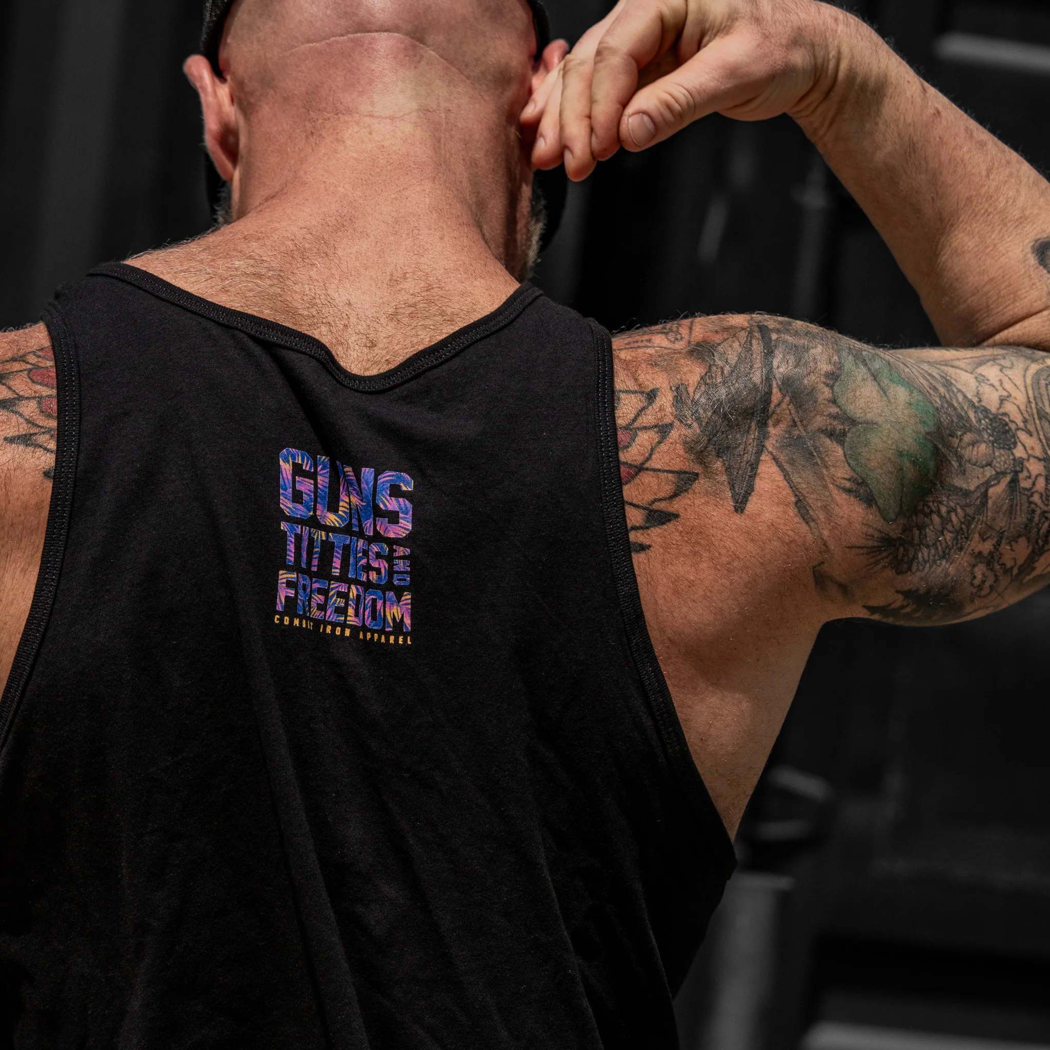Guns, Titties, Freedom Men's Tank - Image 7