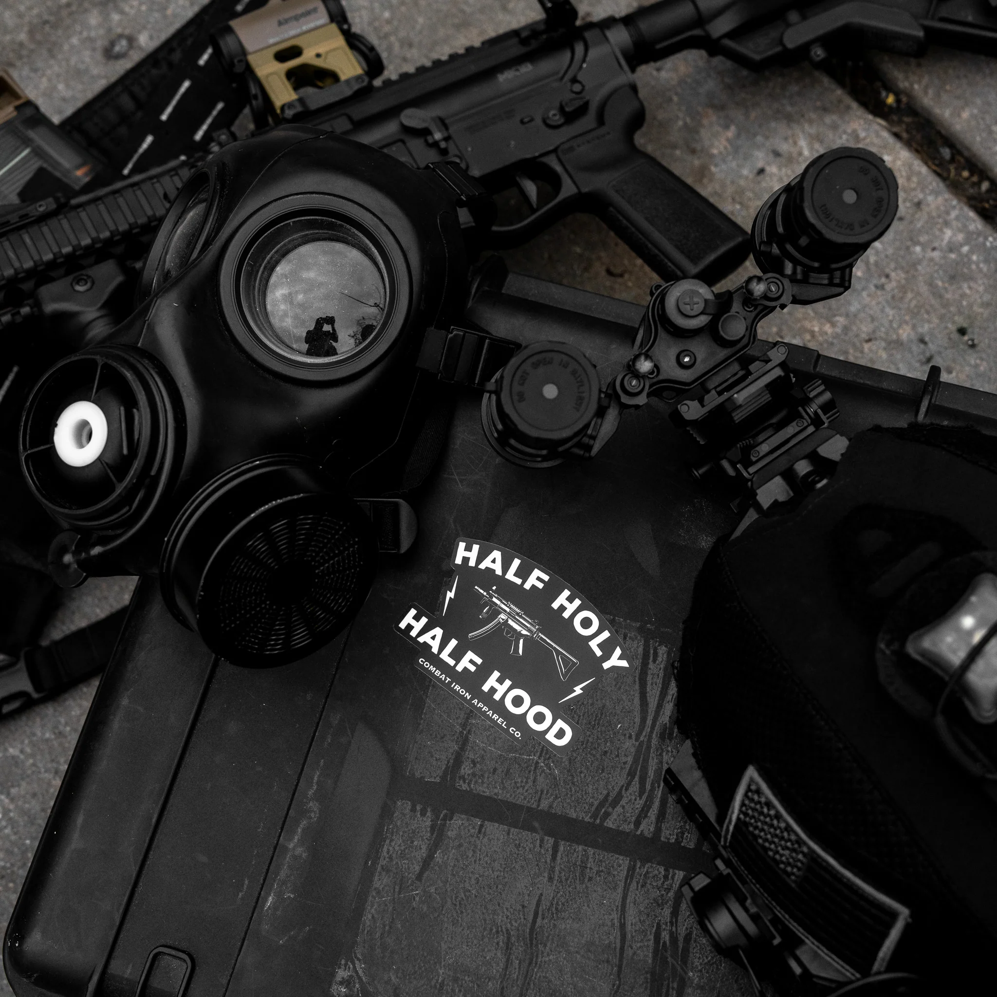 Half Holy. Half Hood. Decal - Image 2