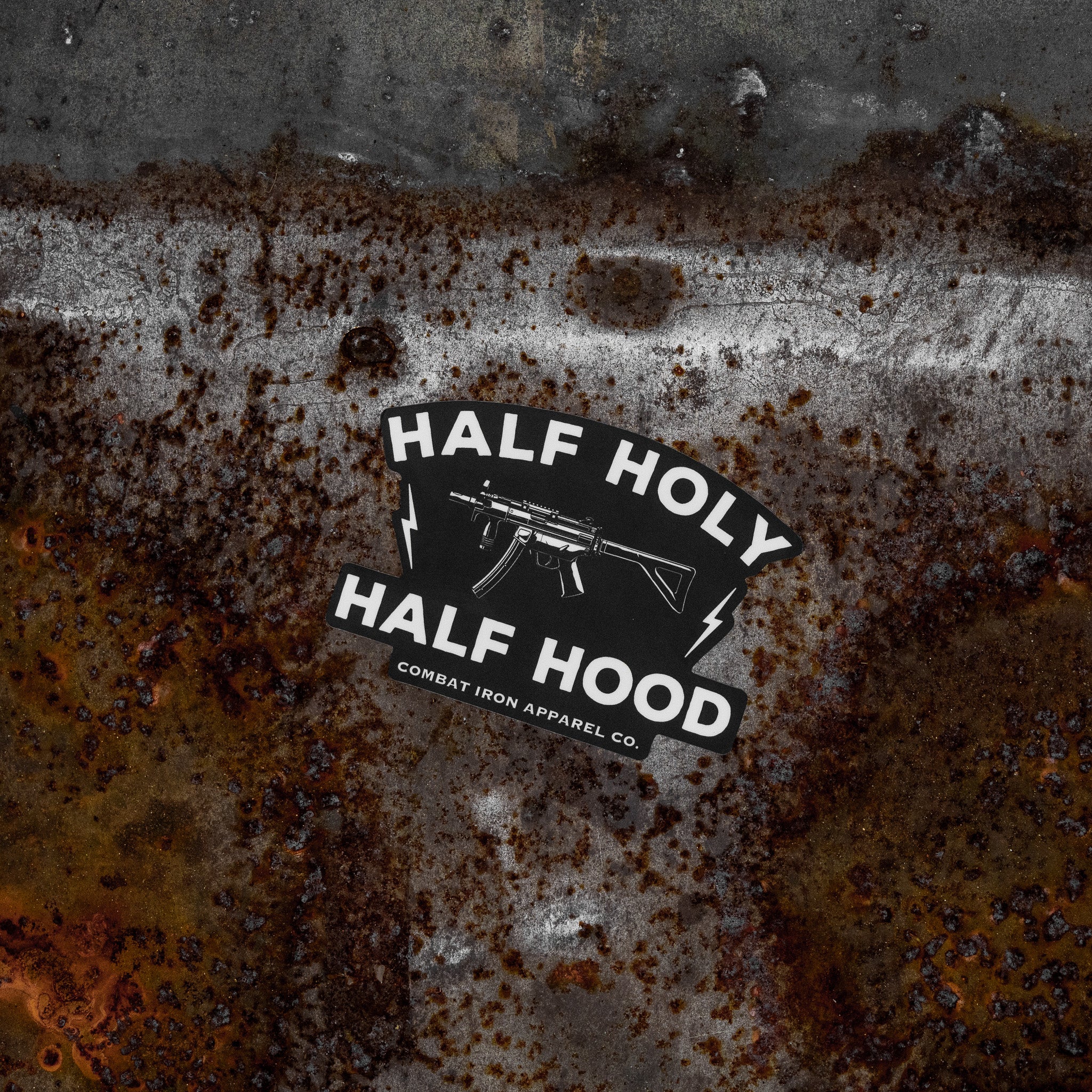 Half Holy. Half Hood. Decal - Image 3