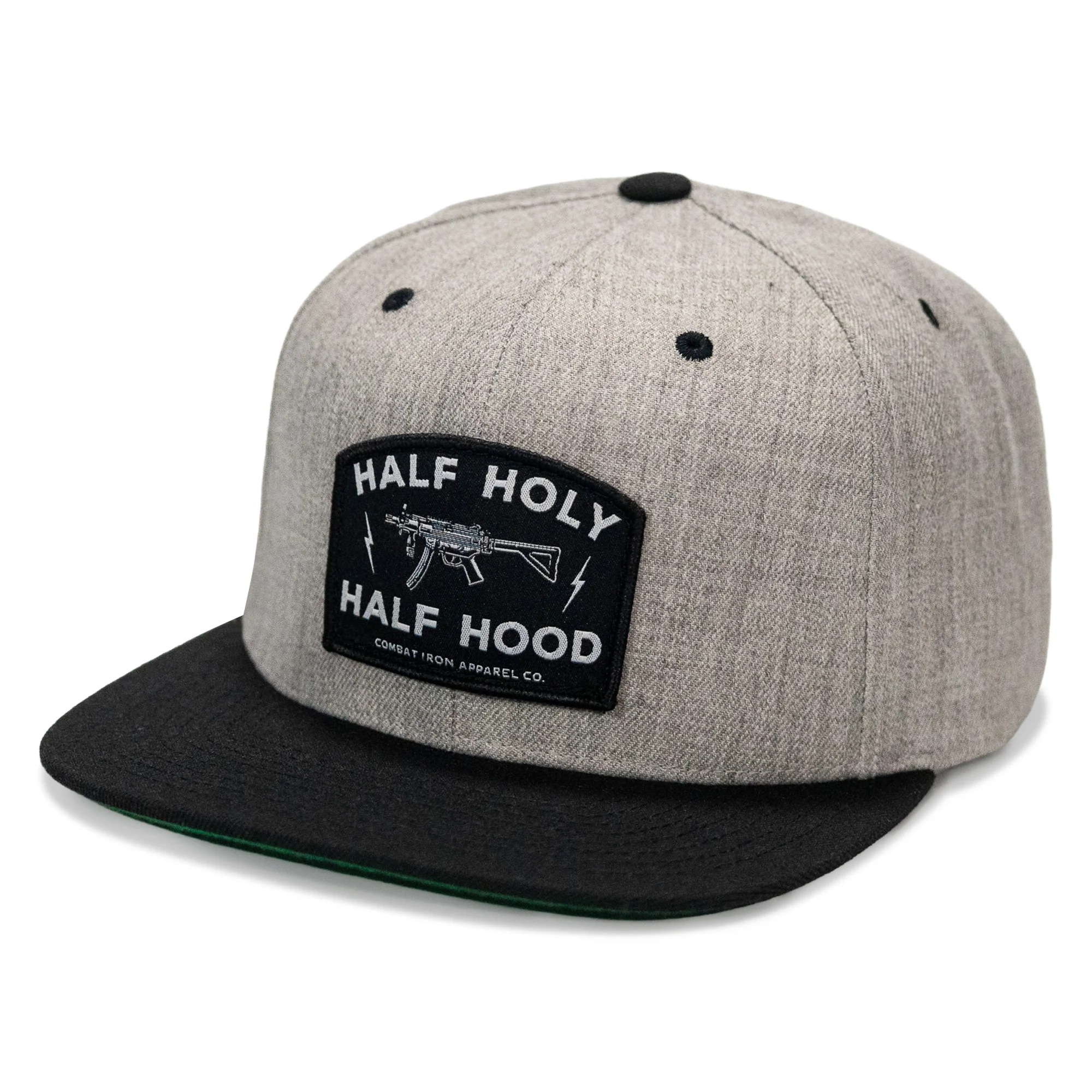 Half Holy. Half Hood. Flatbill Hat - Image 12