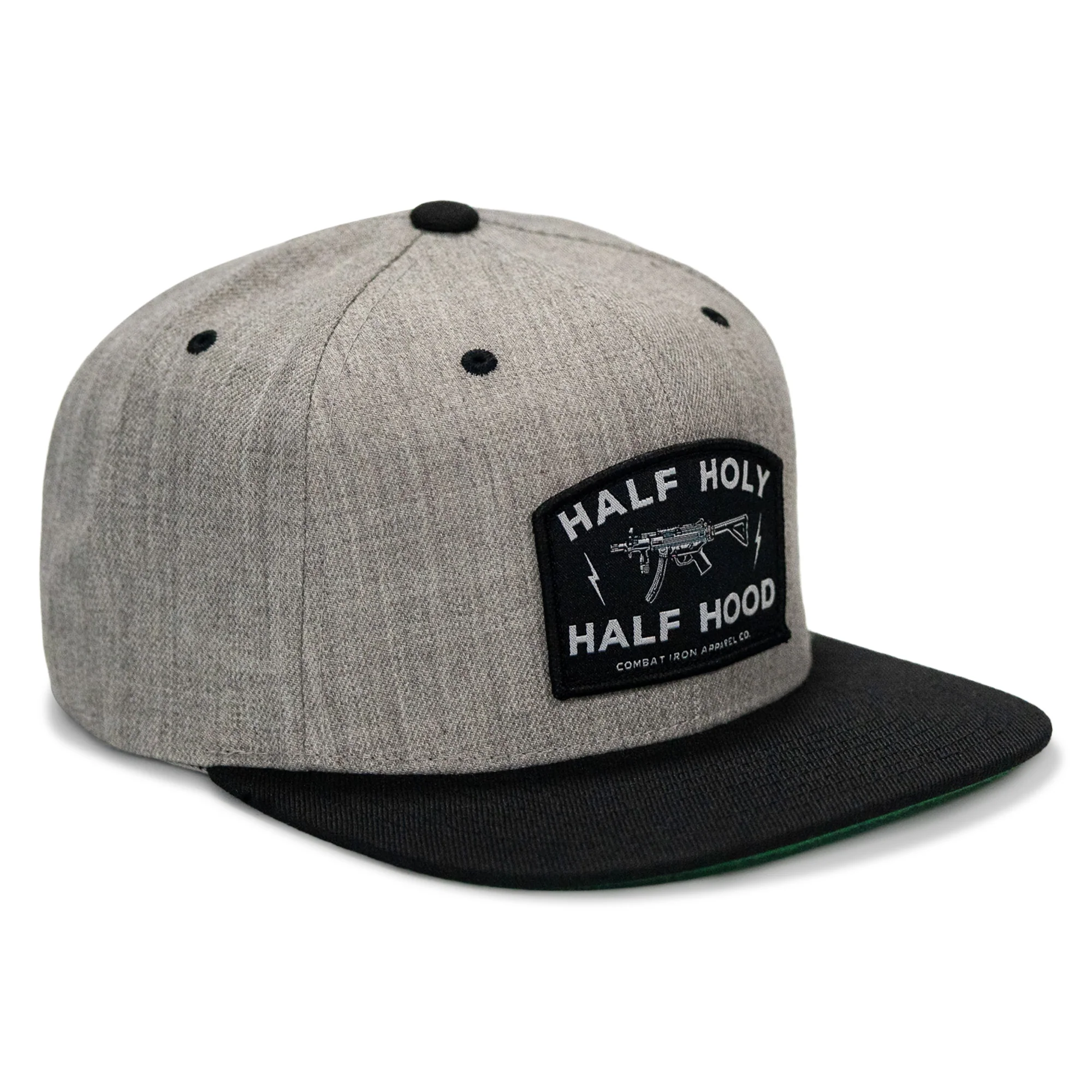 Half Holy. Half Hood. Flatbill Hat - Image 13
