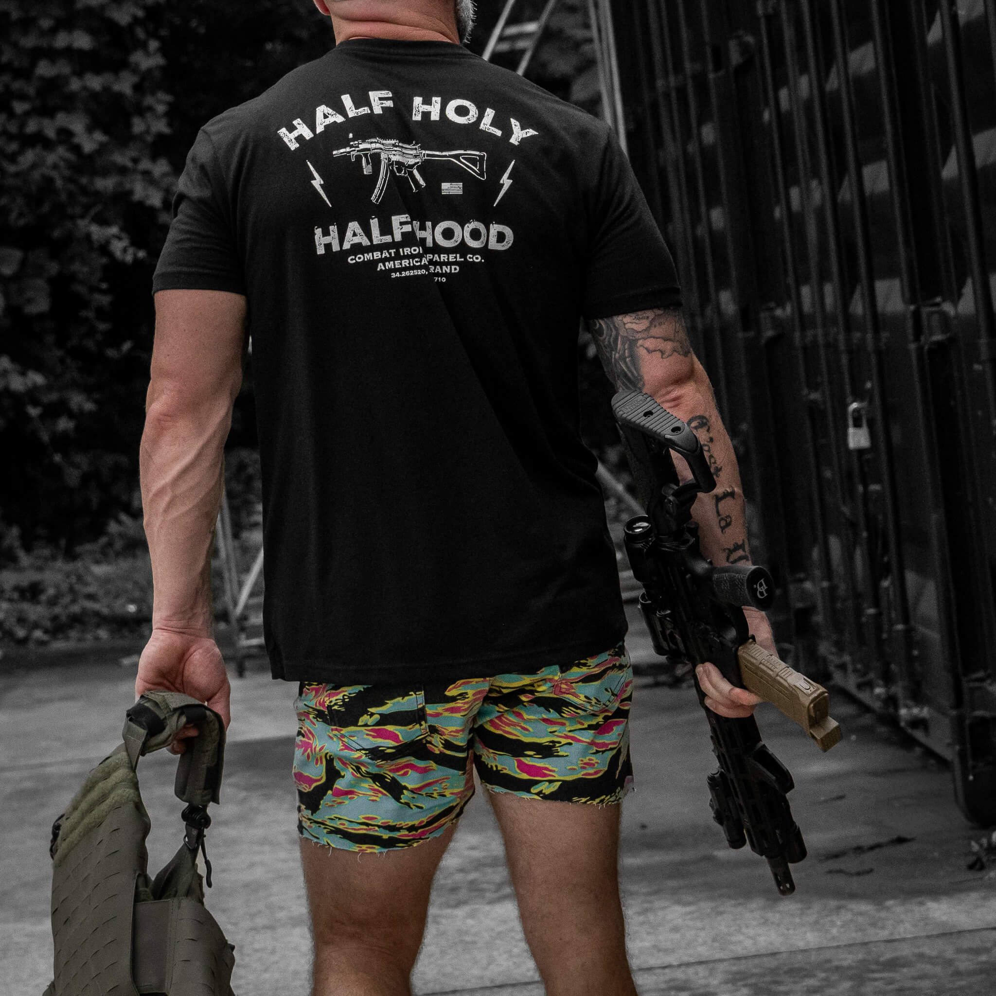 Half Holy. Half Hood Men's T-Shirt - Image 6