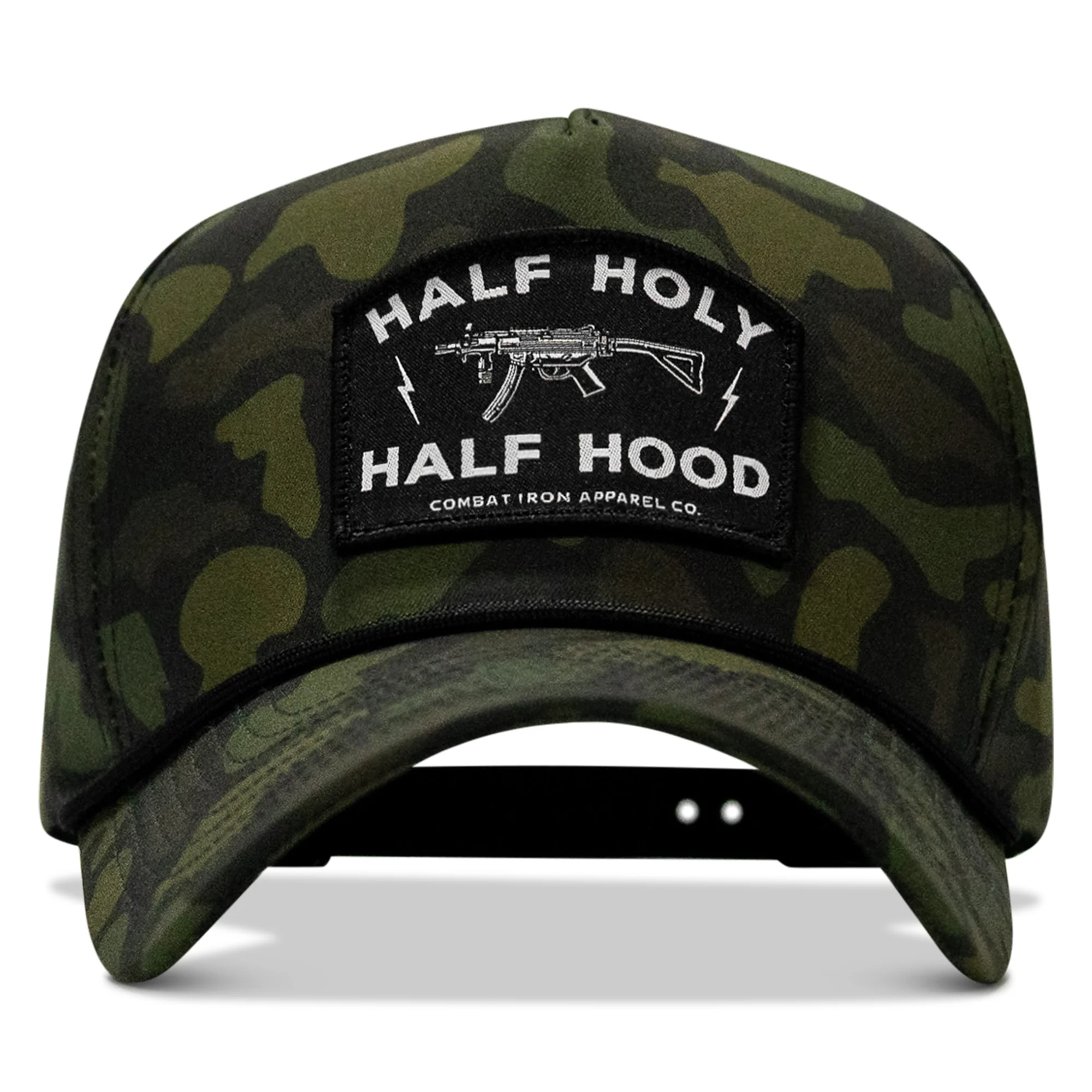 Half Holy. Half Hood. Patch 5 Pannel Snapback - Image 6