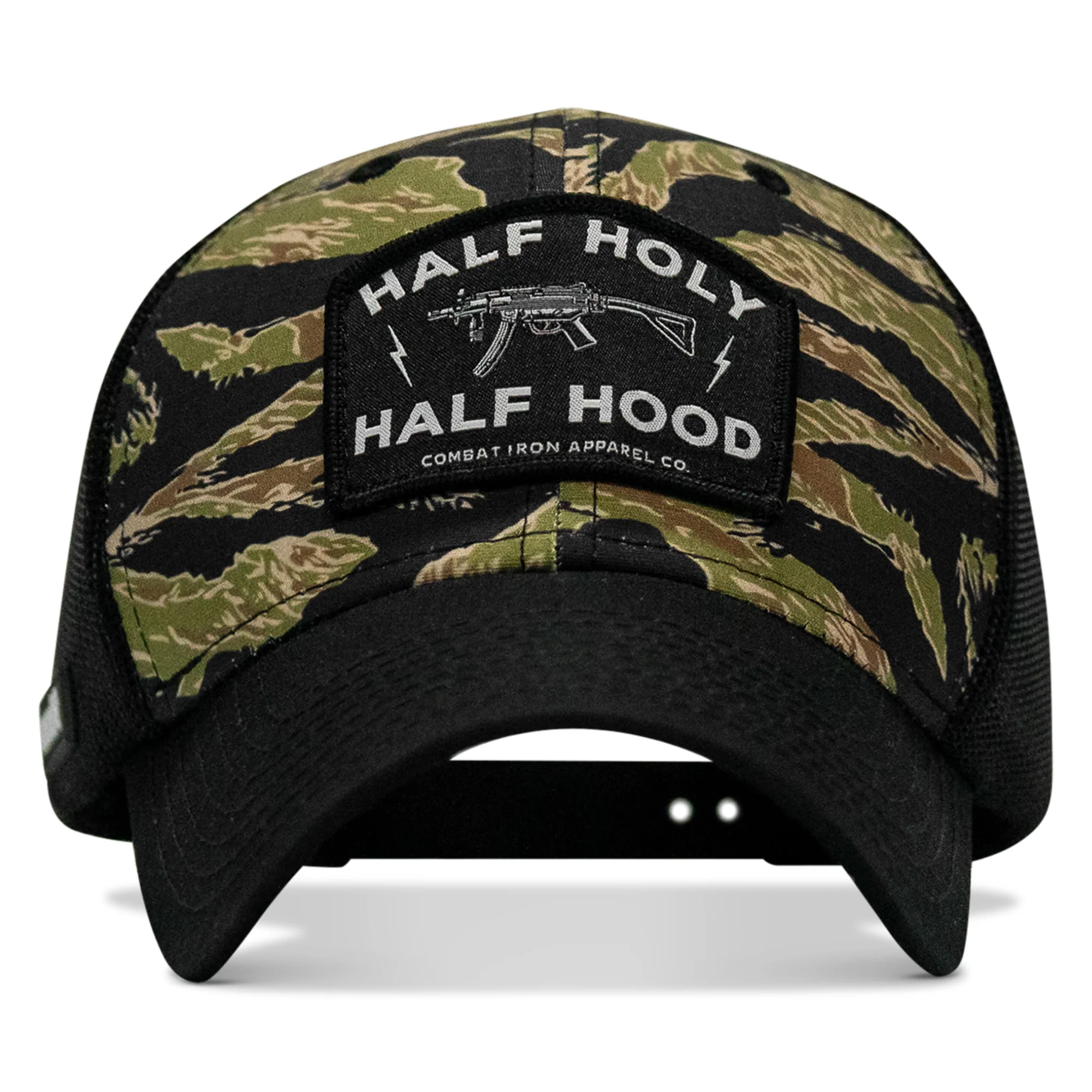 Half Holy. Half Hood Patch Original Ripstop Snapback Hat - Image 36