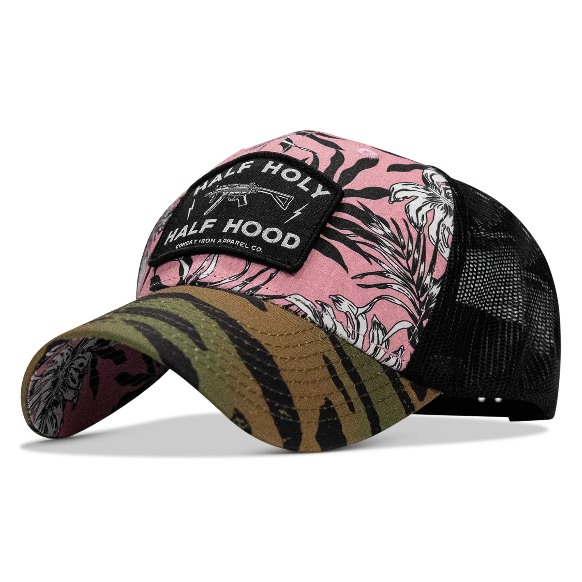 Half Holy. Half Hood Patch Original Ripstop Snapback Hat - Image 45