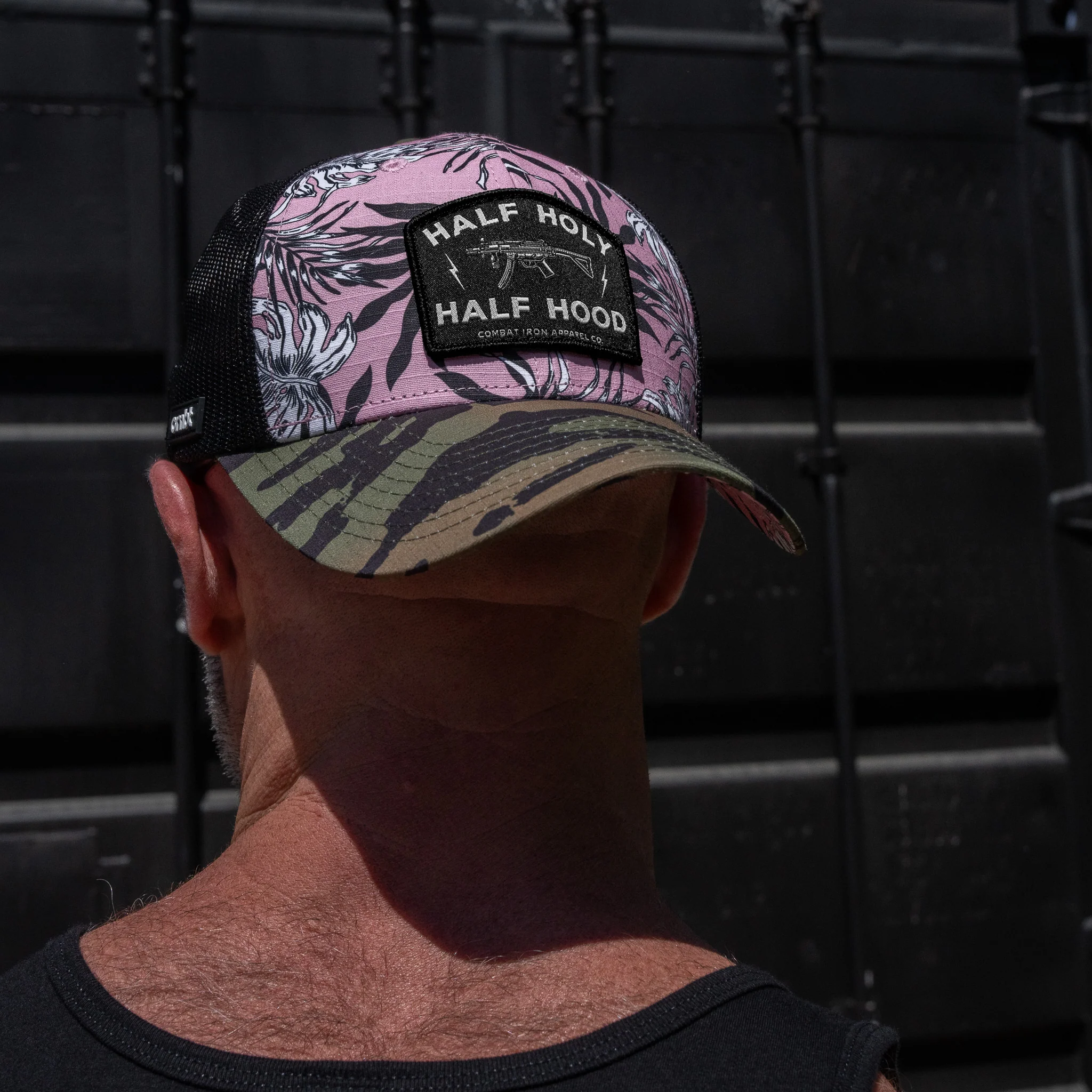 Half Holy. Half Hood Patch Original Ripstop Snapback Hat - Image 46