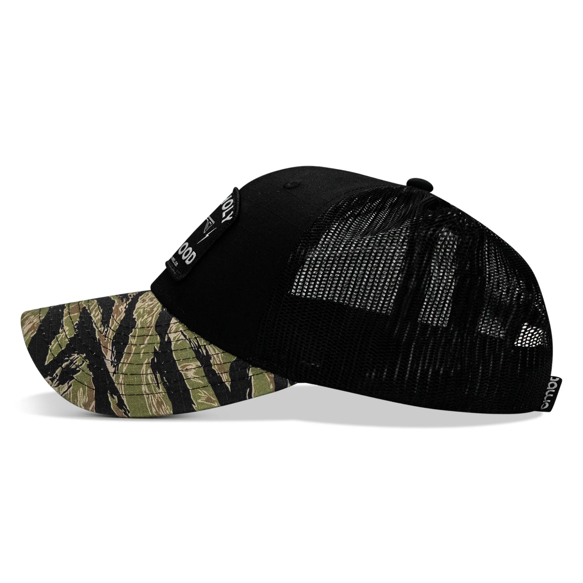 Half Holy. Half Hood Patch Original Ripstop Snapback Hat - Image 5