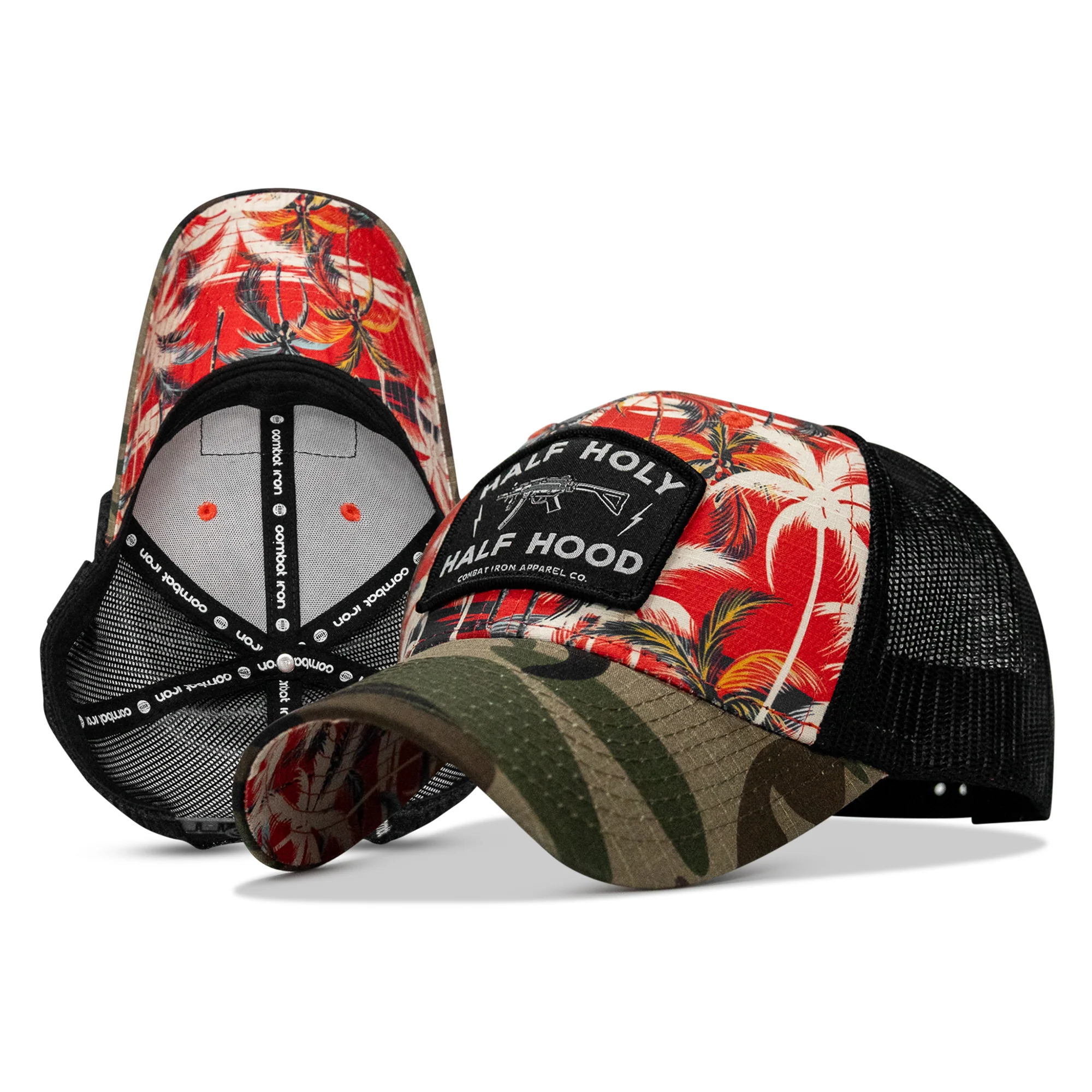 Half Holy. Half Hood Patch Original Ripstop Snapback Hat - Image 53