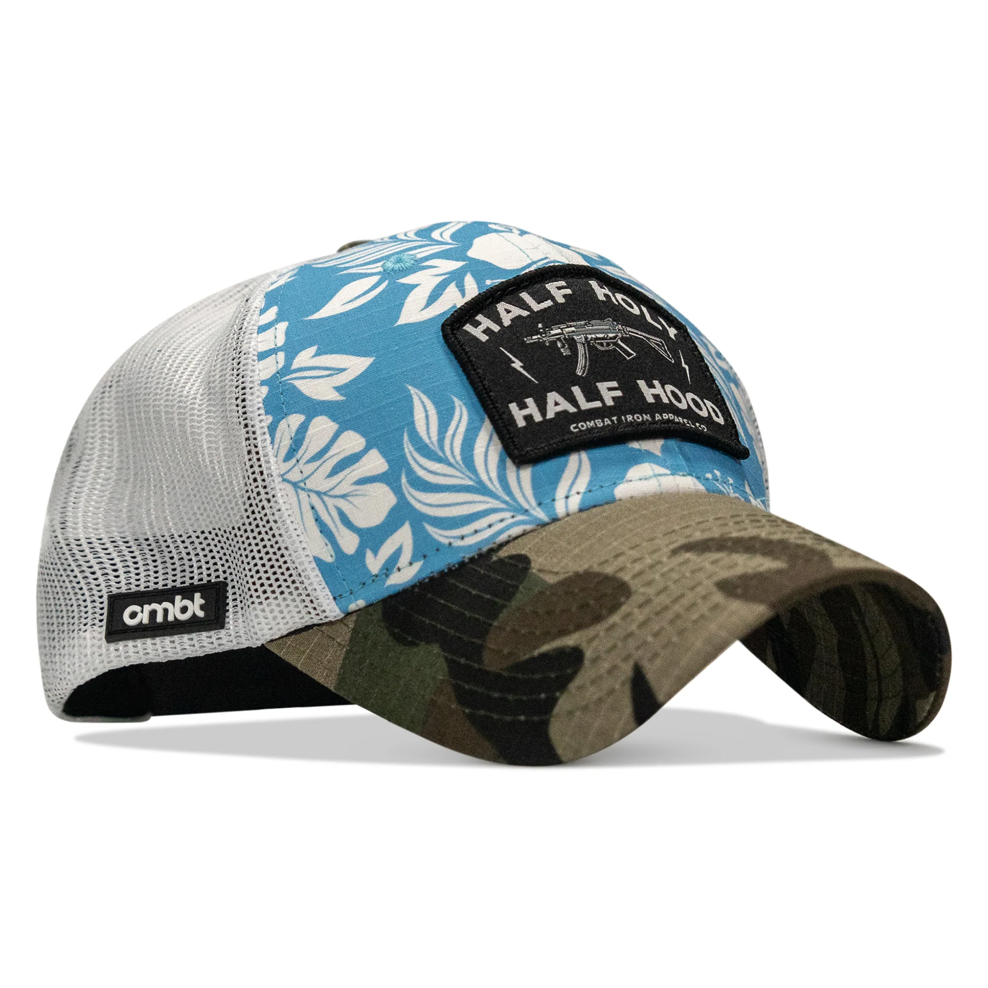 Half Holy. Half Hood Patch Original Ripstop Snapback Hat - Image 74