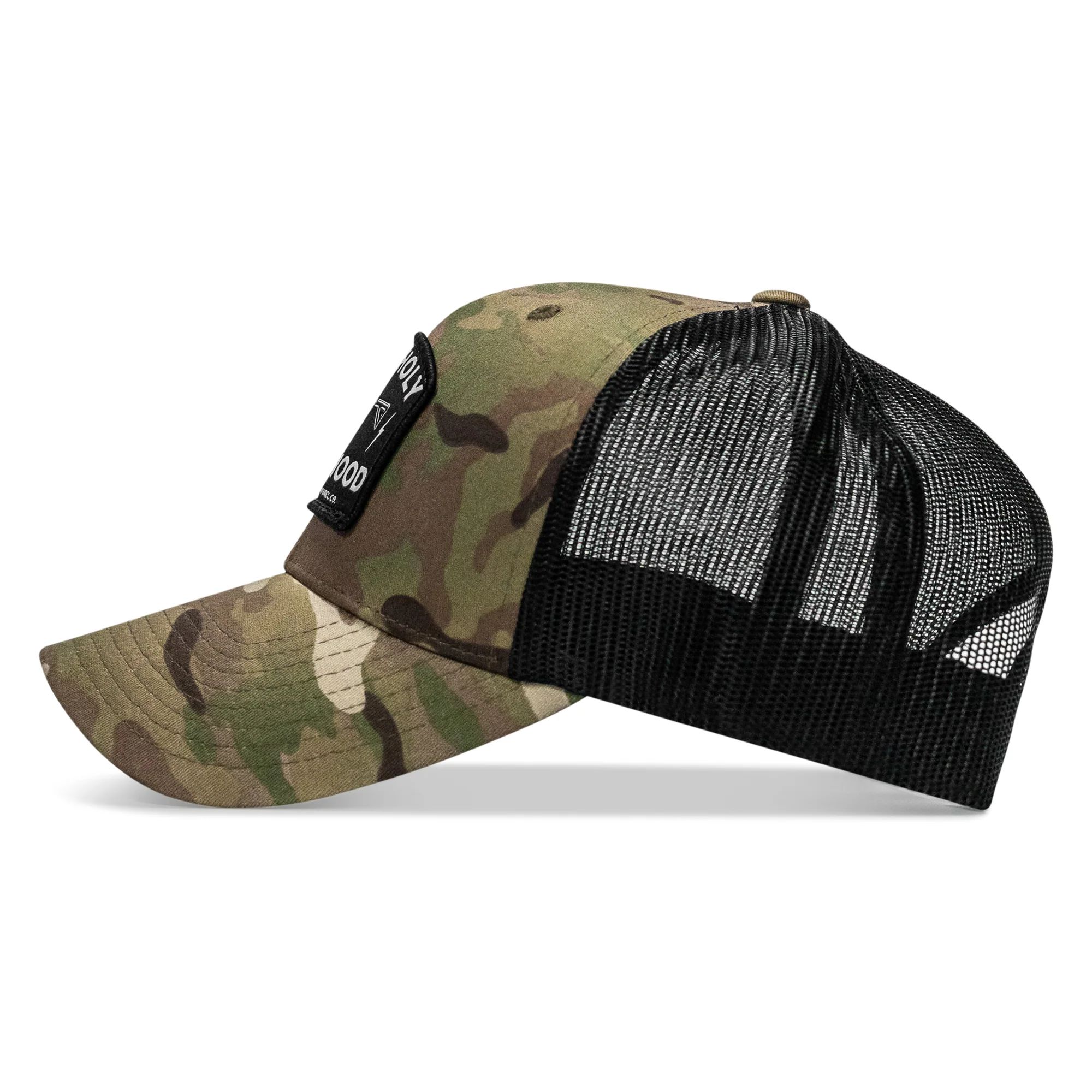 Half Holy. Half Hood. Patch Snapback Hat - Image 22