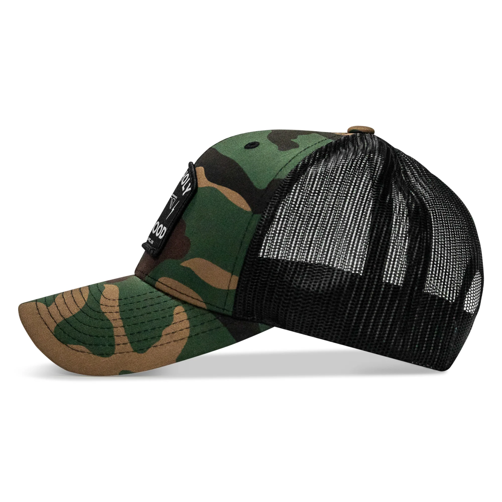 Half Holy. Half Hood. Patch Snapback Hat - Image 27