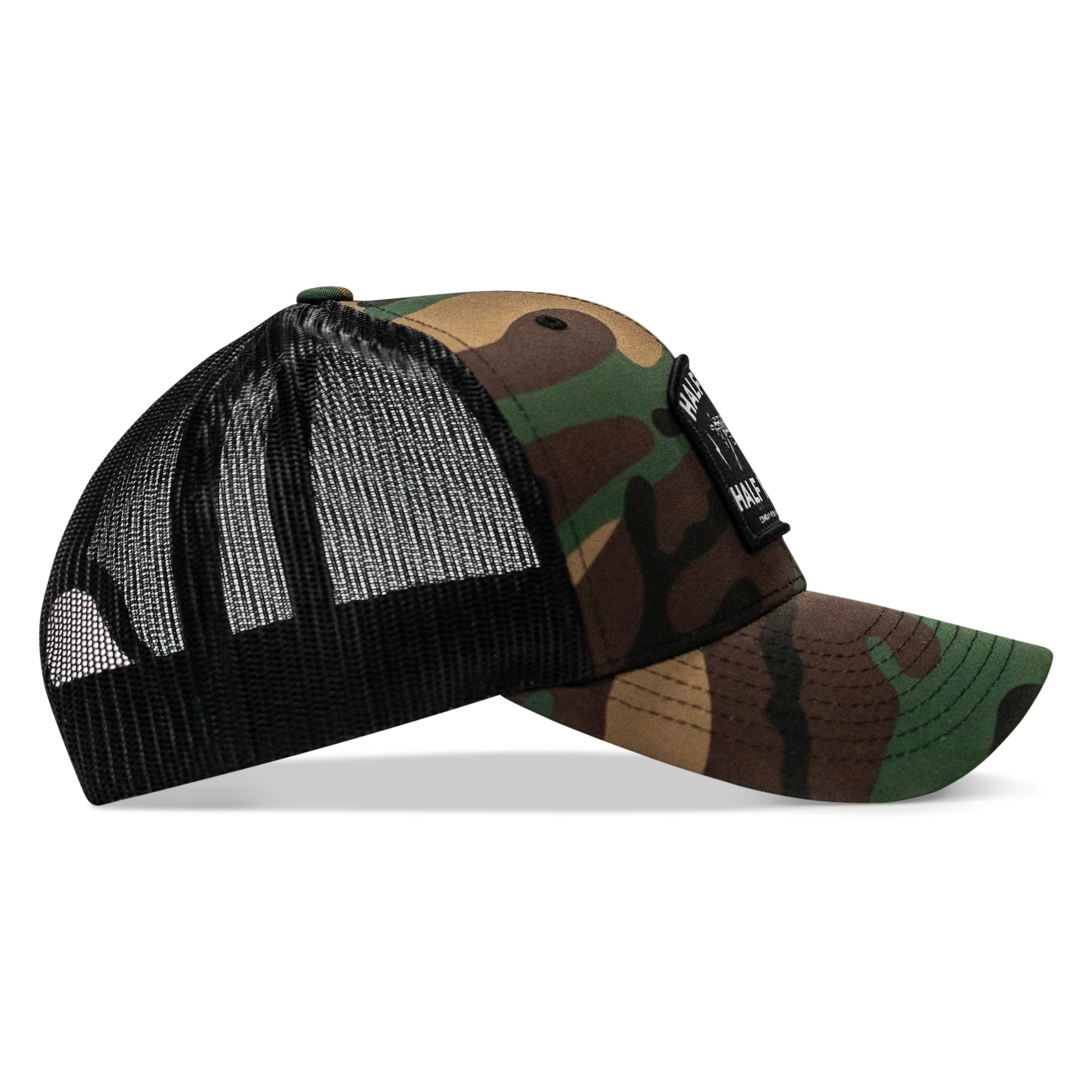 Half Holy. Half Hood. Patch Snapback Hat - Image 28