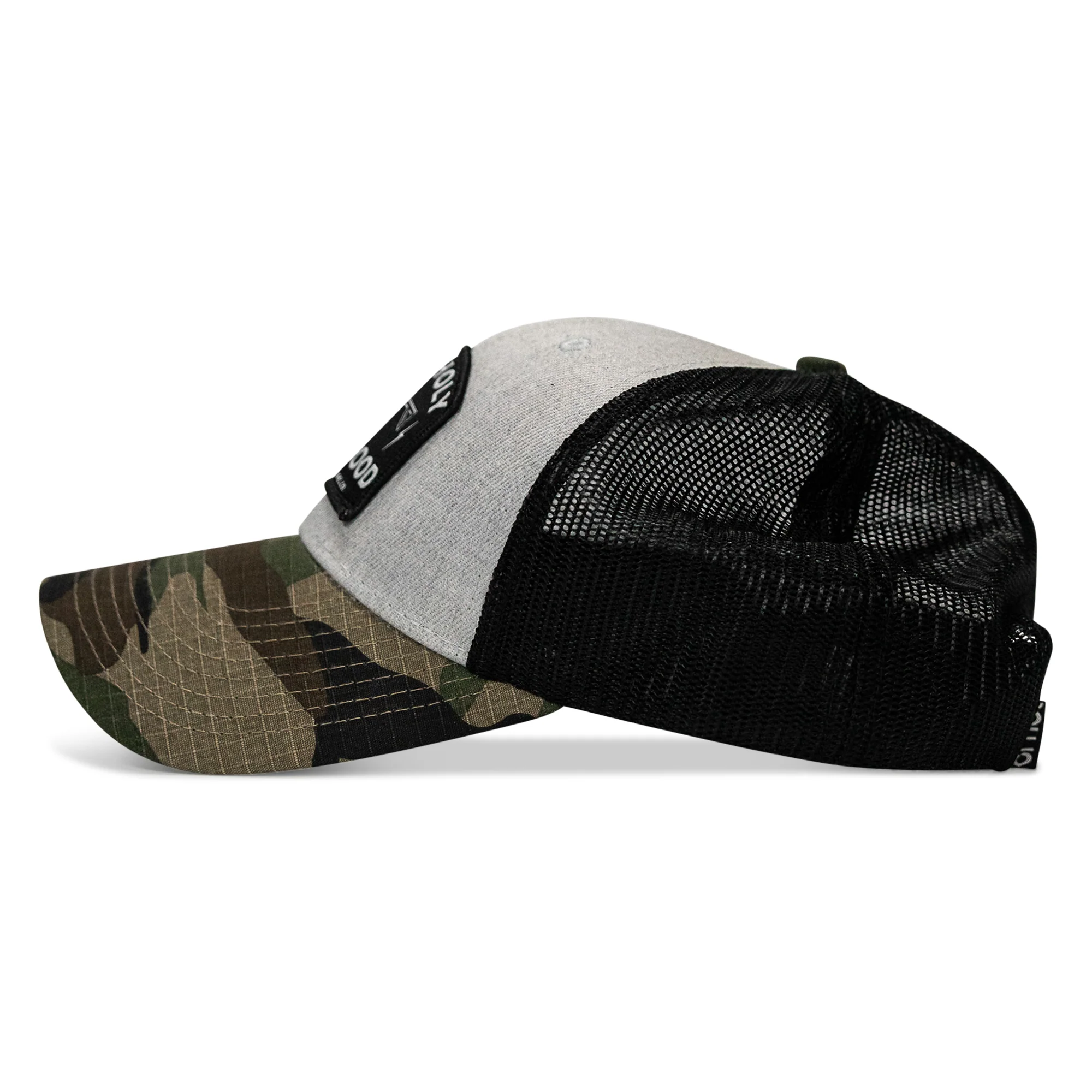 Half Holy. Half Hood. Patch Snapback Hat - Image 37