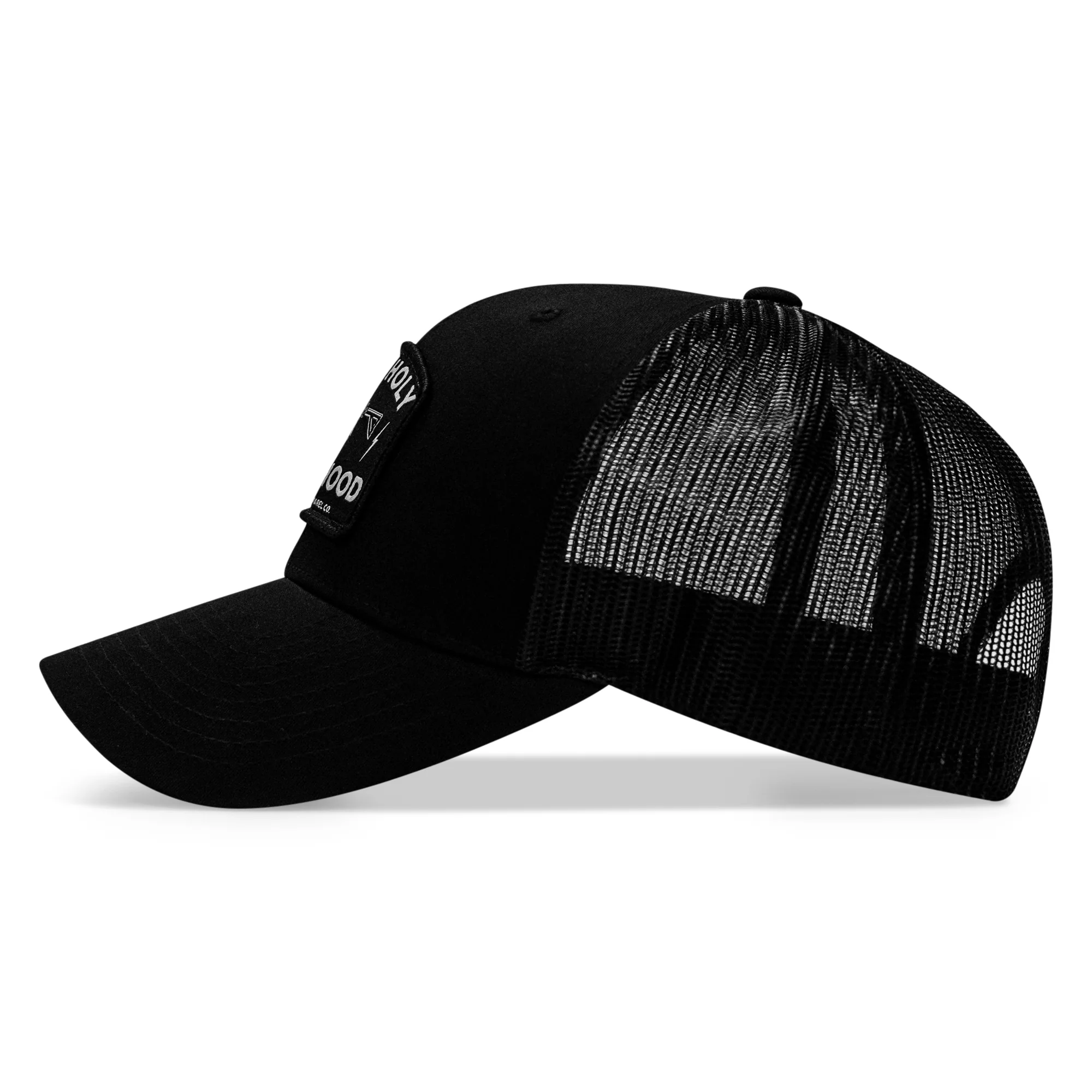 Half Holy. Half Hood. Patch Snapback Hat - Image 4