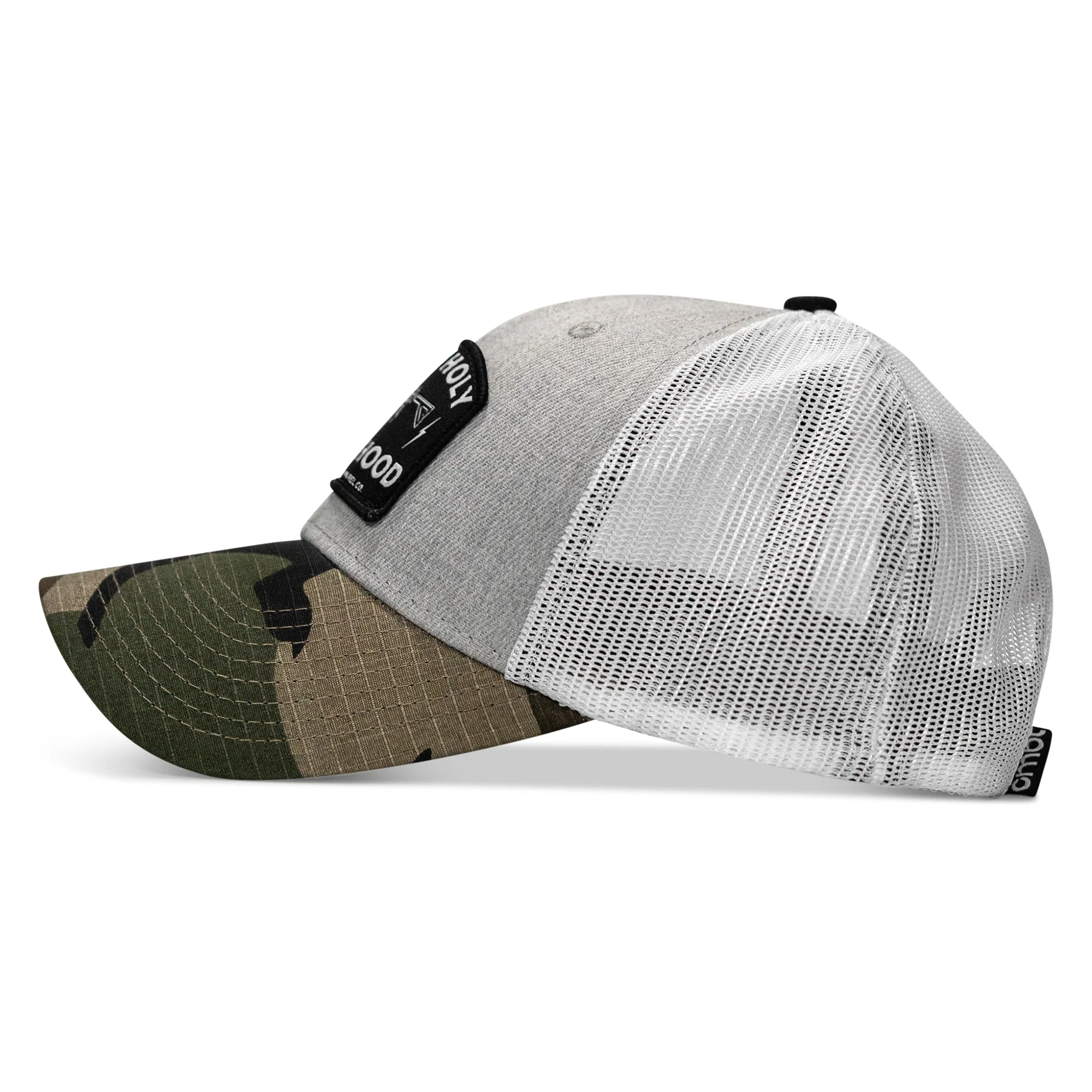 Half Holy. Half Hood. Patch Snapback Hat - Image 43
