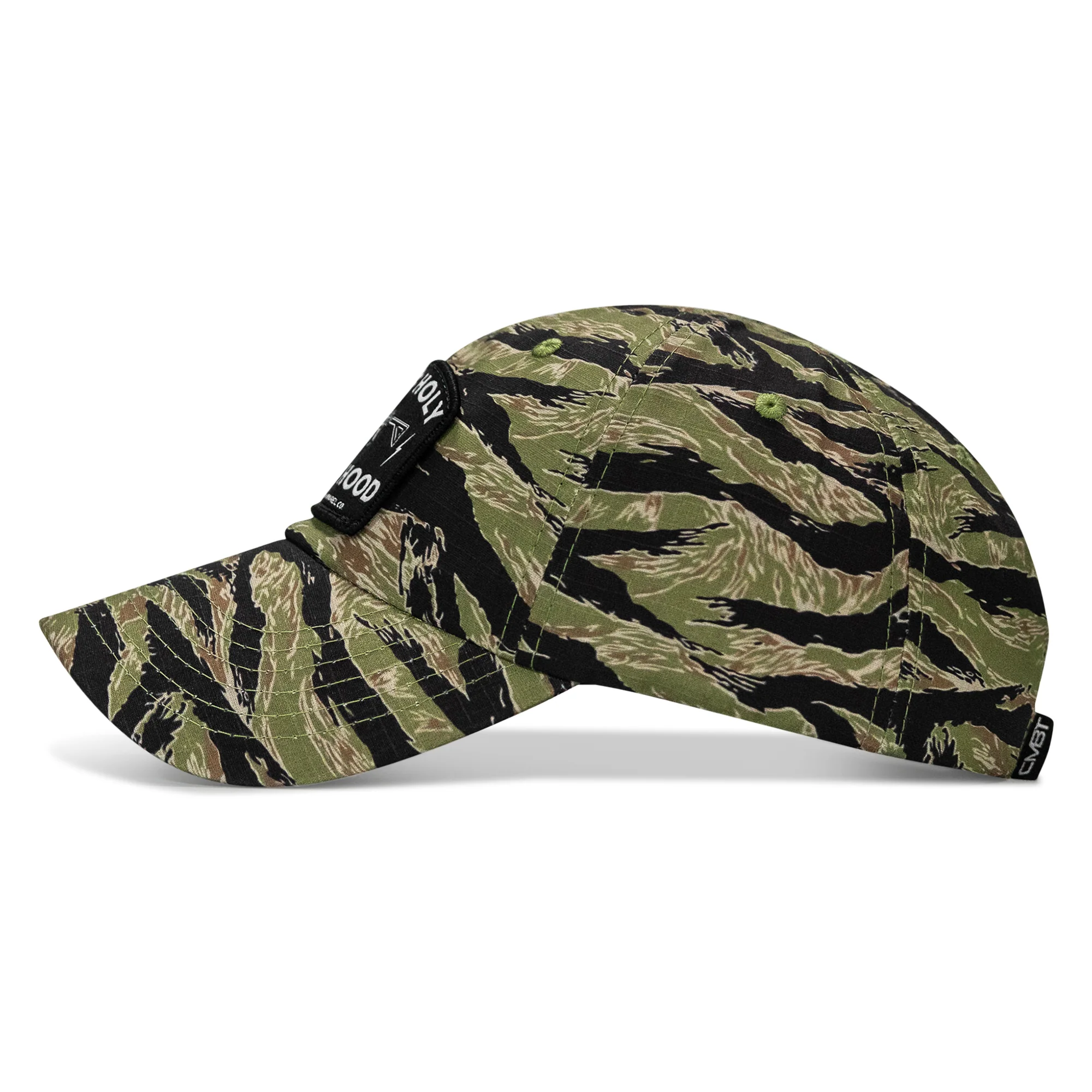 Half Holy. Half Hood Patch. Tactical Ripstop Mesh Snapback Hat - Image 32